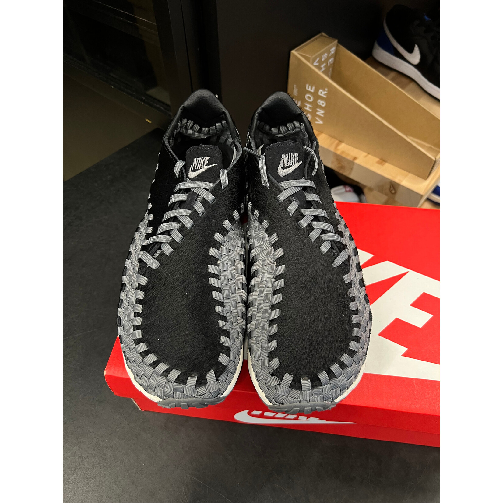 Nike Nike Air Footscape Woven Black Smoke Grey (Women's) Size 11.5, PREOWNED