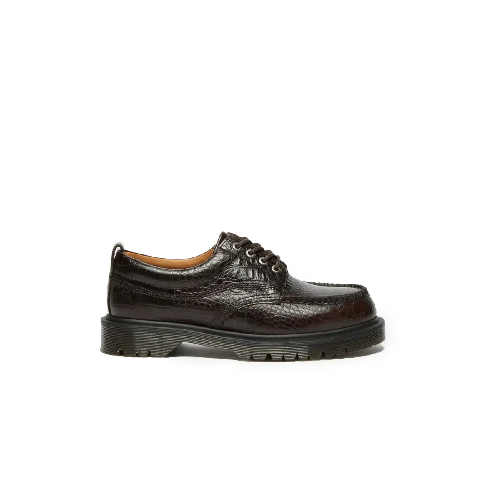 Dr. Dr. Marten's Lowell - Dark Brown Croc Size 5, DS BRAND NEW