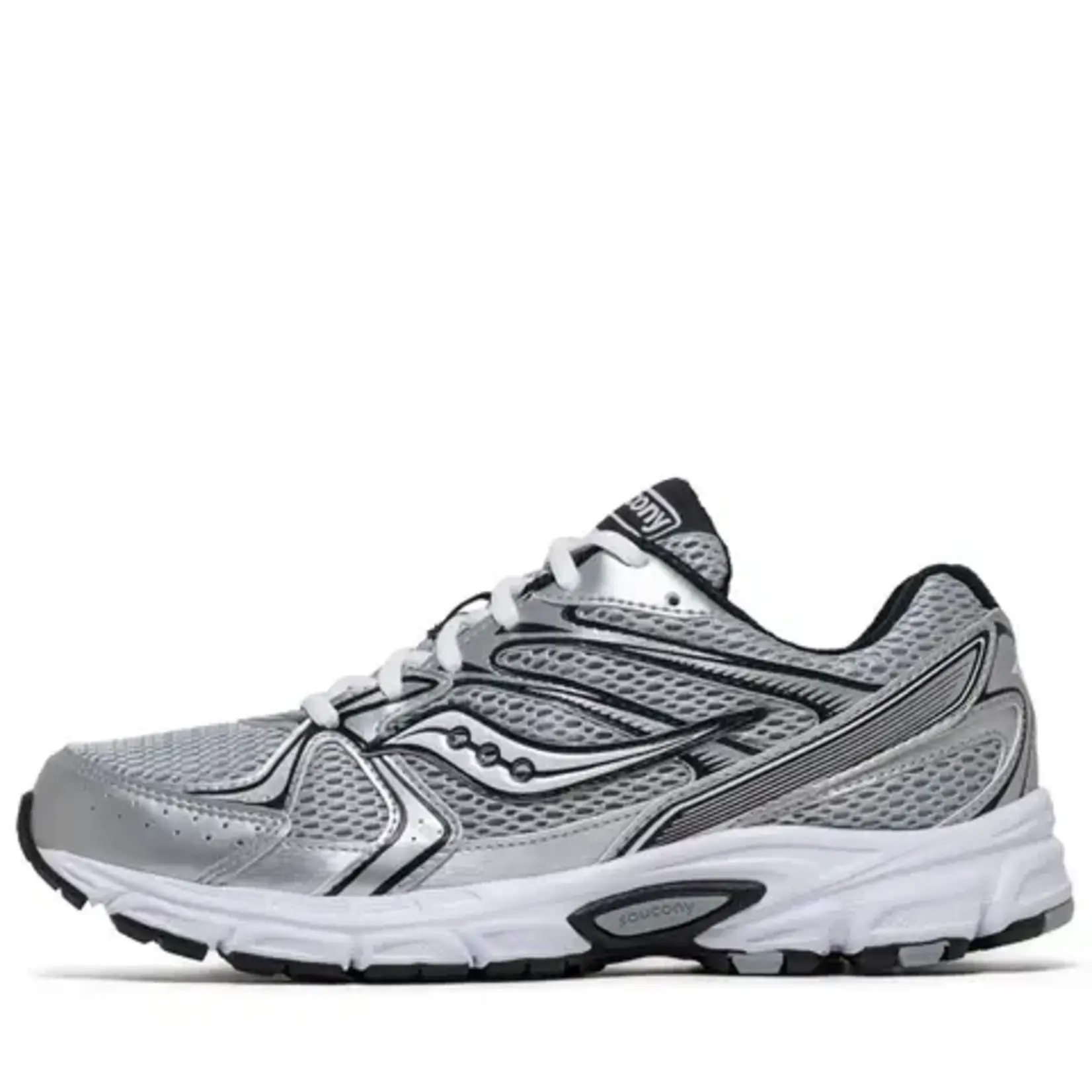 Saucony SAUCONY RIDE MILLENNIUM - SILVER BLACK Size 12, DS BRAND NEW