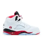 Jordan Jordan 5 Retro Fire Red Silver Tongue (2020) (GS) Size 4.5, DS BRAND NEW