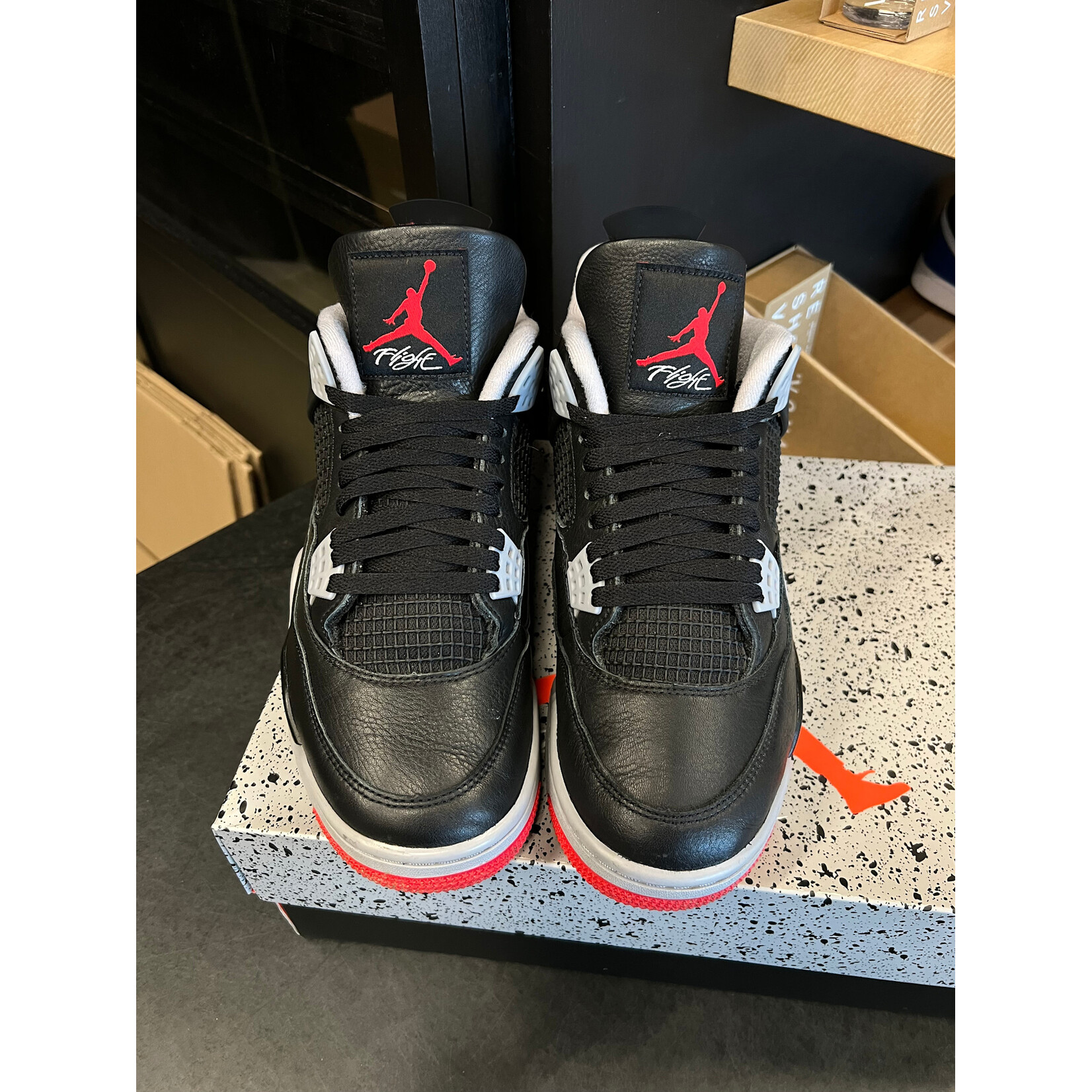 Jordan Jordan 4 Retro Bred Reimagined Size 10, PREOWNED