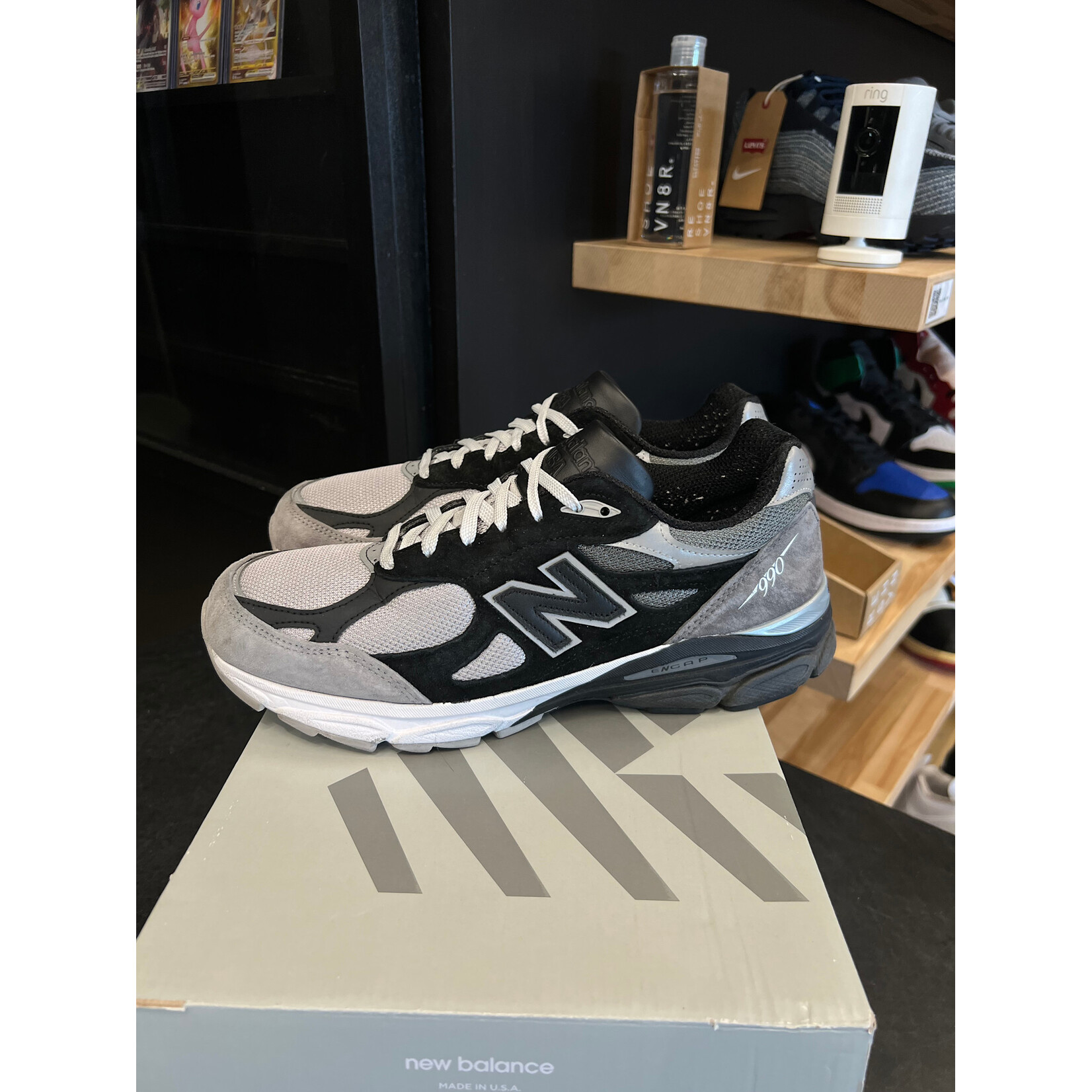 New New Balance 990v3 MiUSA DTLR GR3YSCALE Size 10.5, PREOWNED