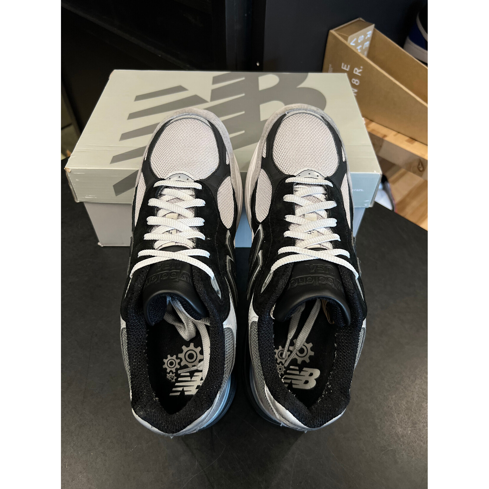 New New Balance 990v3 MiUSA DTLR GR3YSCALE Size 10.5, PREOWNED