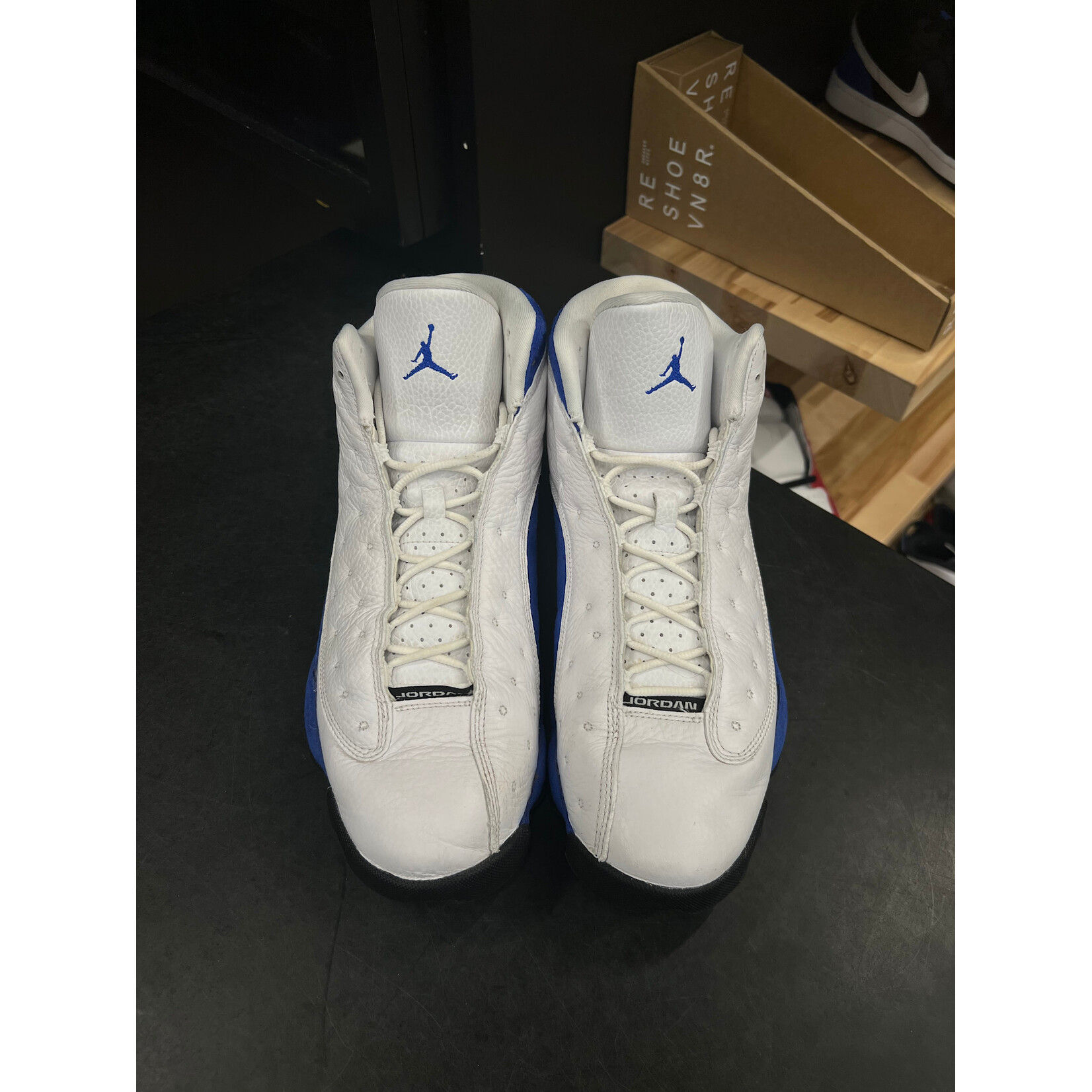 Jordan Jordan 13 Retro White Hyper Royal Black Size 12, PREOWNED