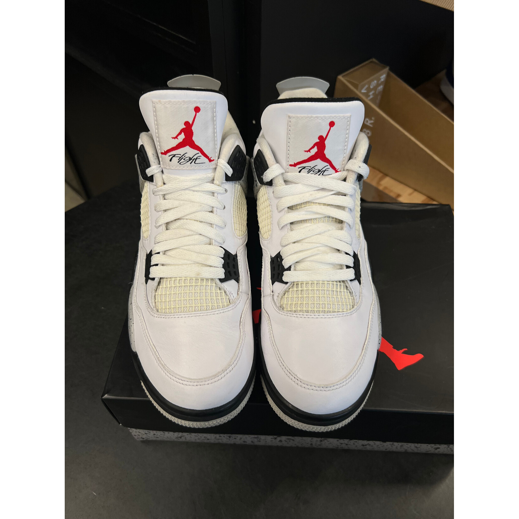Jordan Jordan 4 Retro White Cement (2016) Size 10, PREOWNED