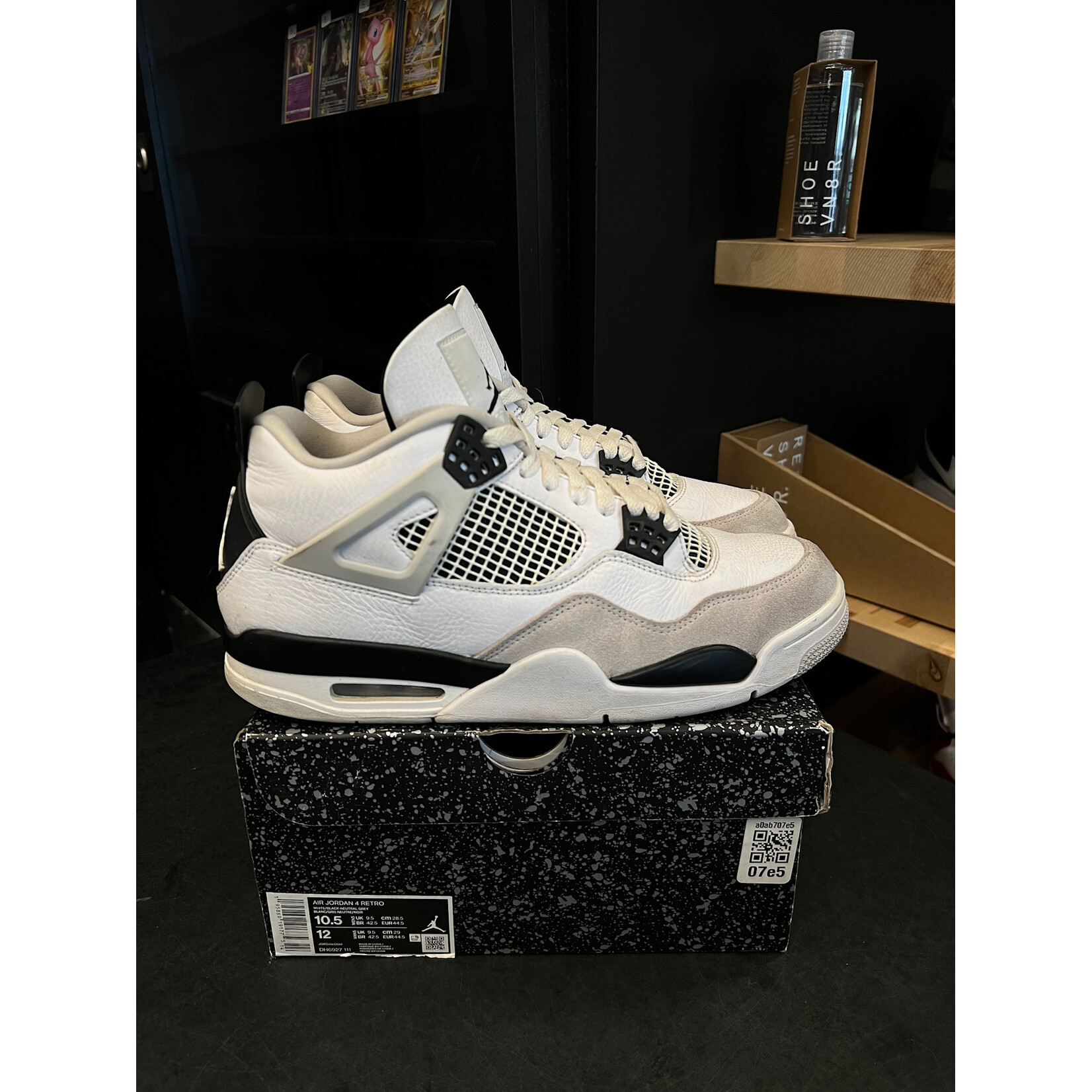 Jordan Jordan 4 Retro Military Black  Size 10.5, PREOWNED