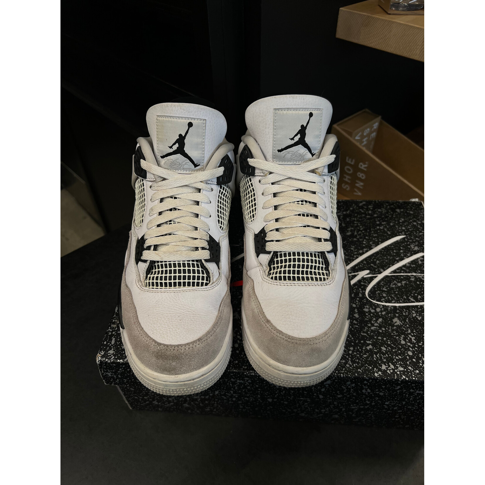 Jordan Jordan 4 Retro Military Black  Size 10.5, PREOWNED