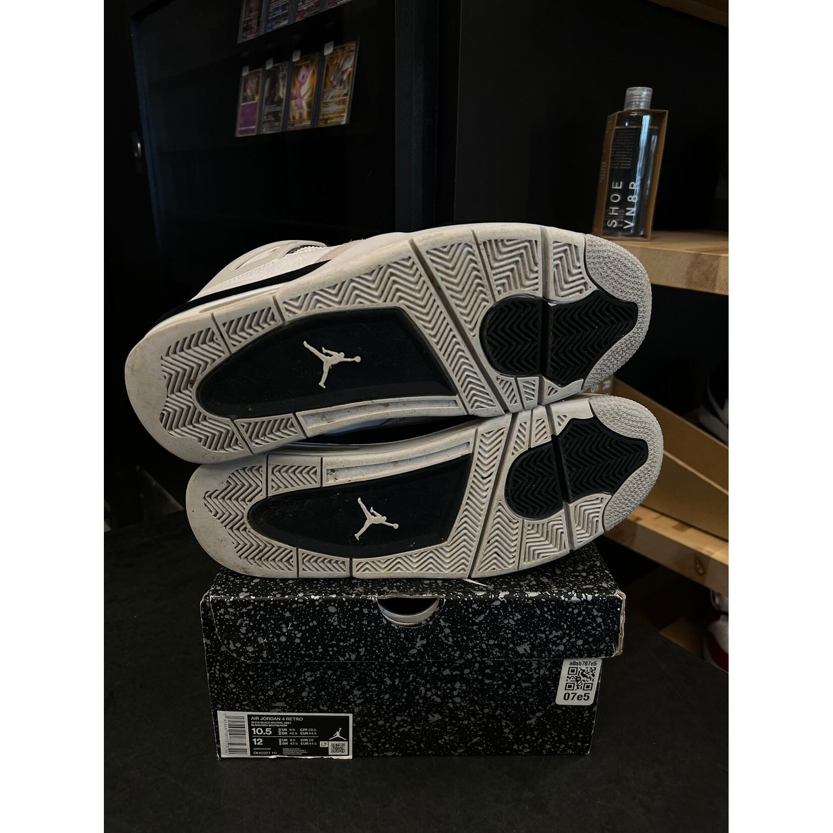 Jordan Jordan 4 Retro Military Black  Size 10.5, PREOWNED