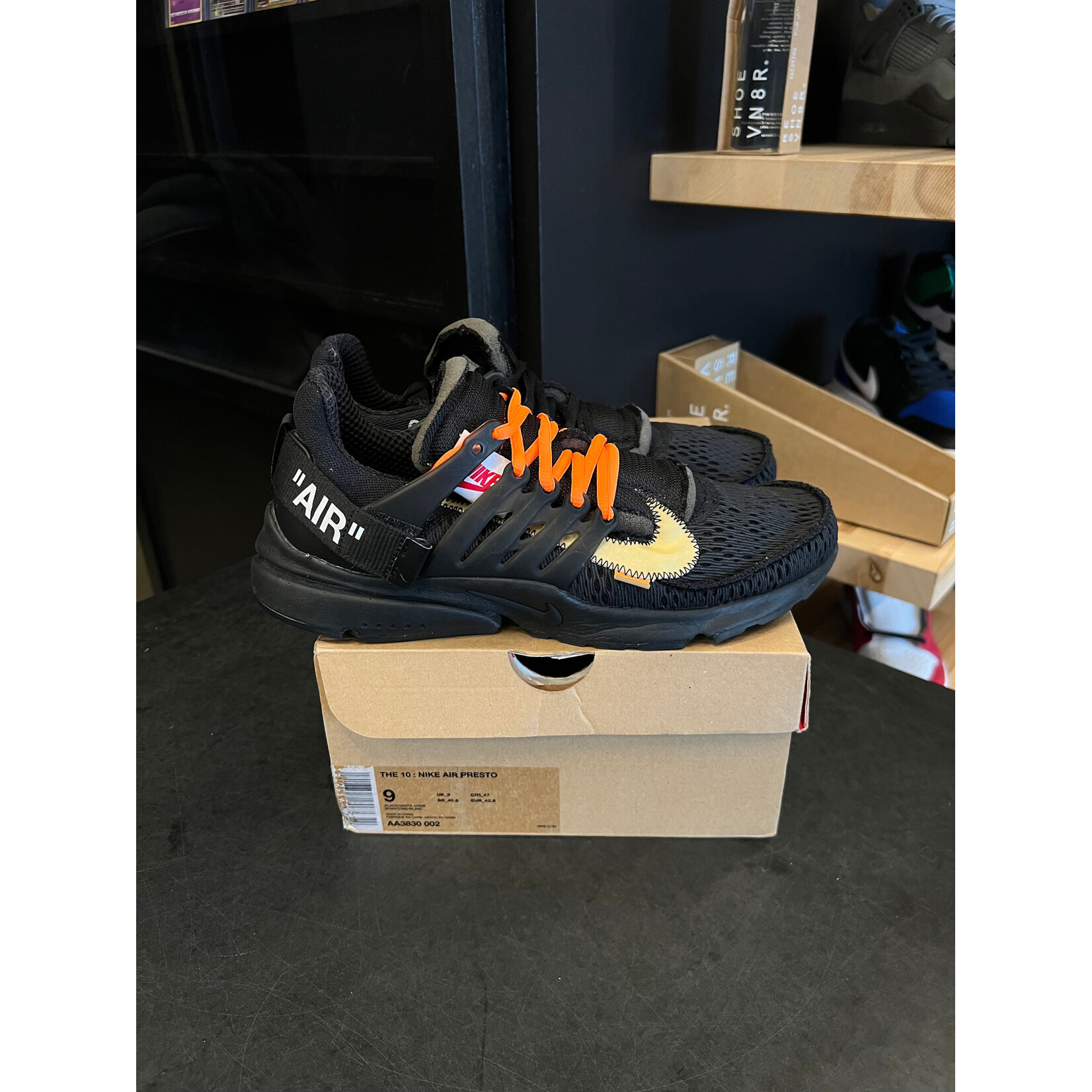 Nike Nike Air Presto Off-White Black (2018) Size 9, PREOWNED