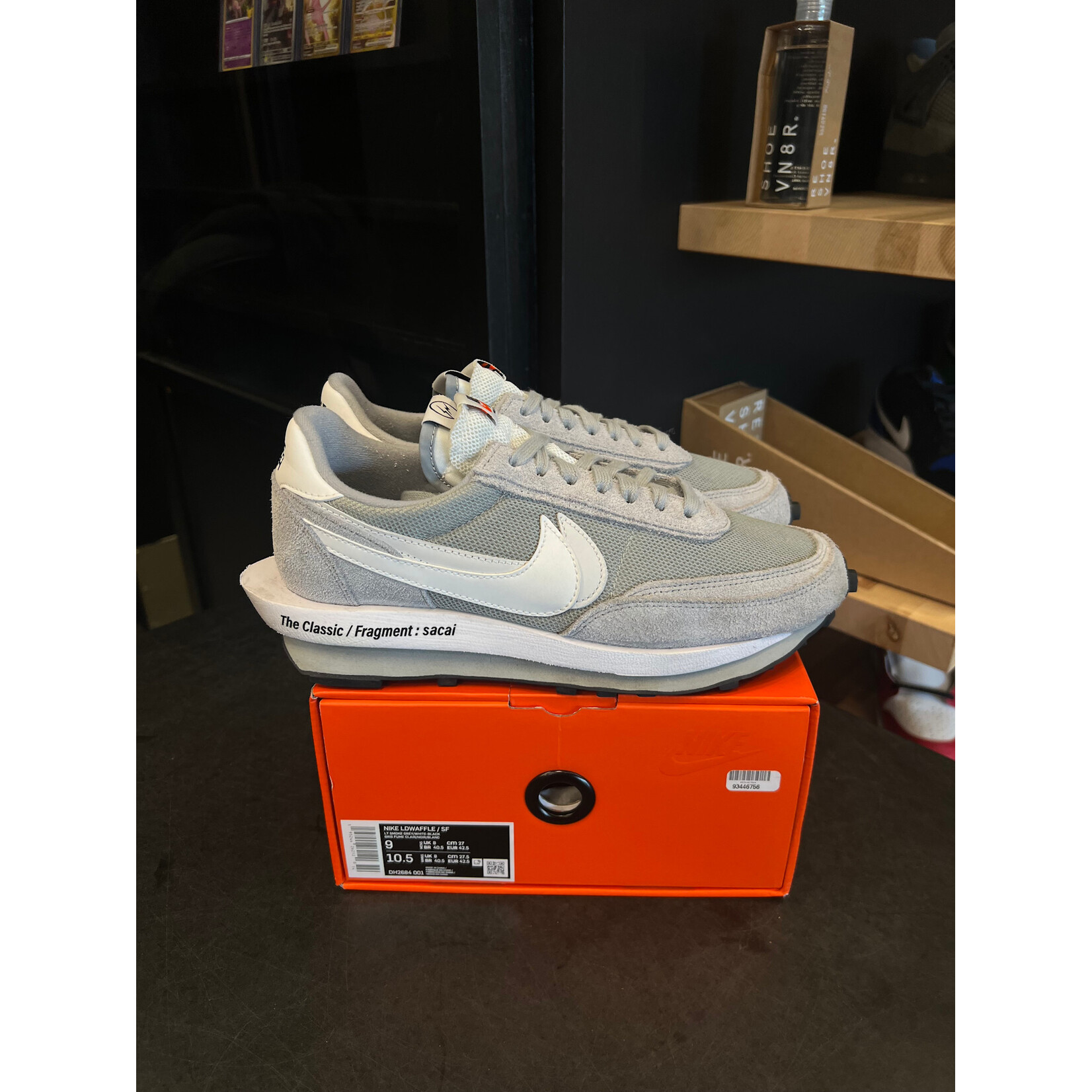 Nike Nike LD Waffle SF sacai Fragment Grey Size 9, PREOWNED