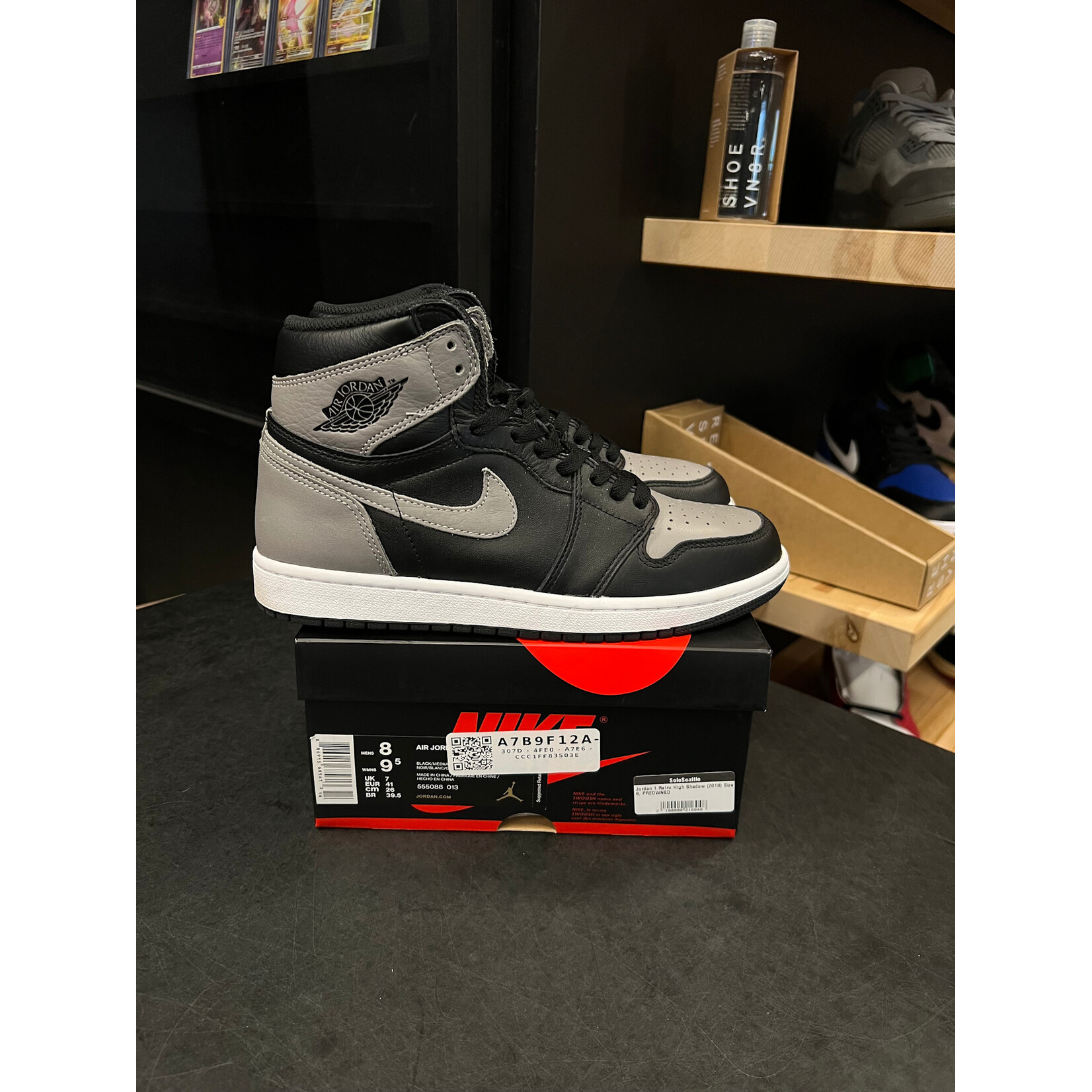 Jordan Jordan 1 Retro High Shadow (2018) Size 8, PREOWNED