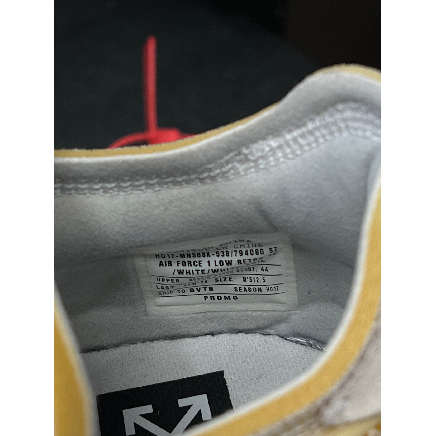 Nike Nike Air Force 1 Low Off-White (SAMPLE) Size 12.5, PREOWNED