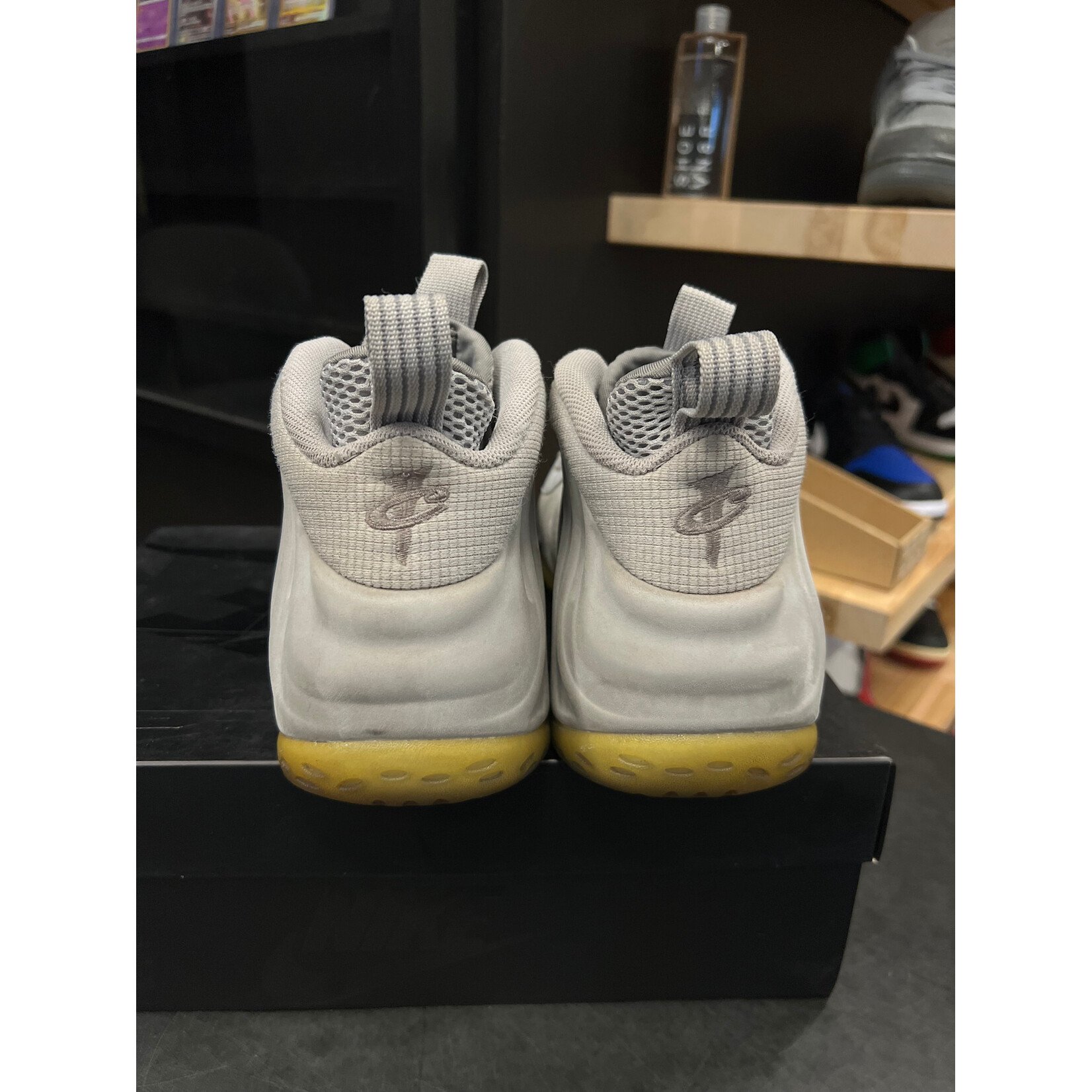 Nike Nike Air Foamposite One Wolf Grey Suede Size 10, PREOWNED