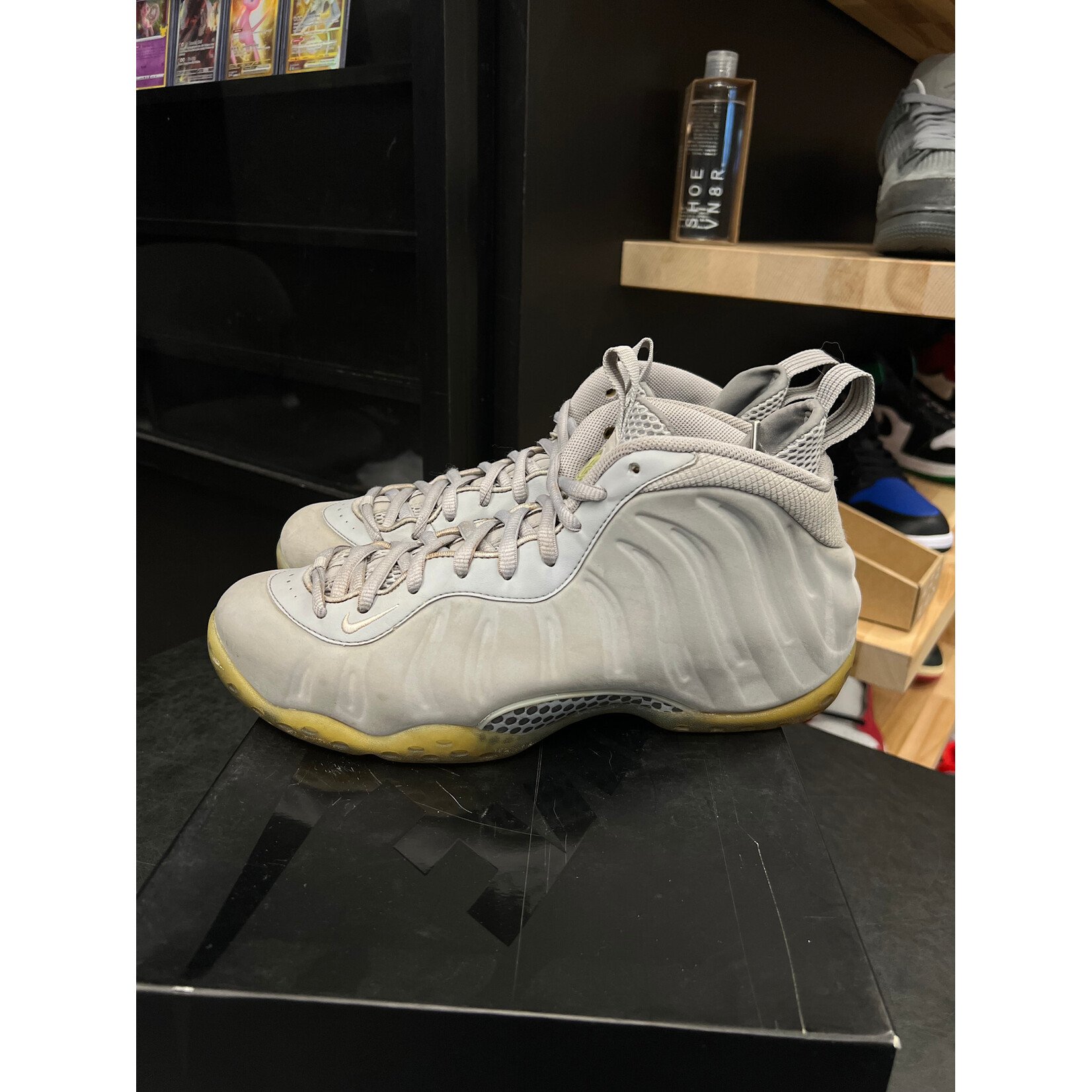 Nike Nike Air Foamposite One Wolf Grey Suede Size 10, PREOWNED