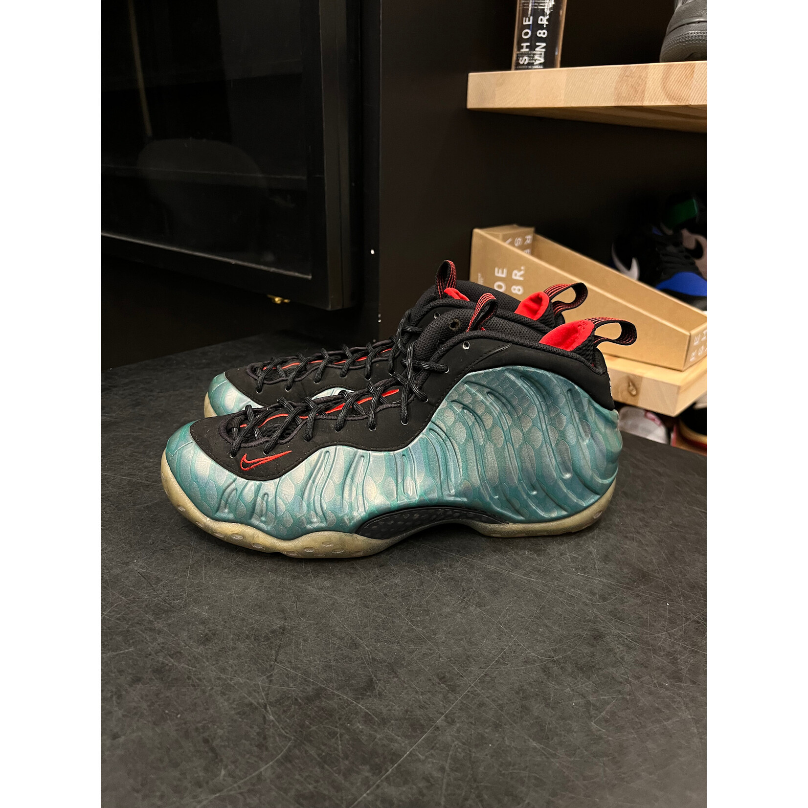 Nike Nike Air Foamposite One Gone Fishing Size 9.5, PREOWNED