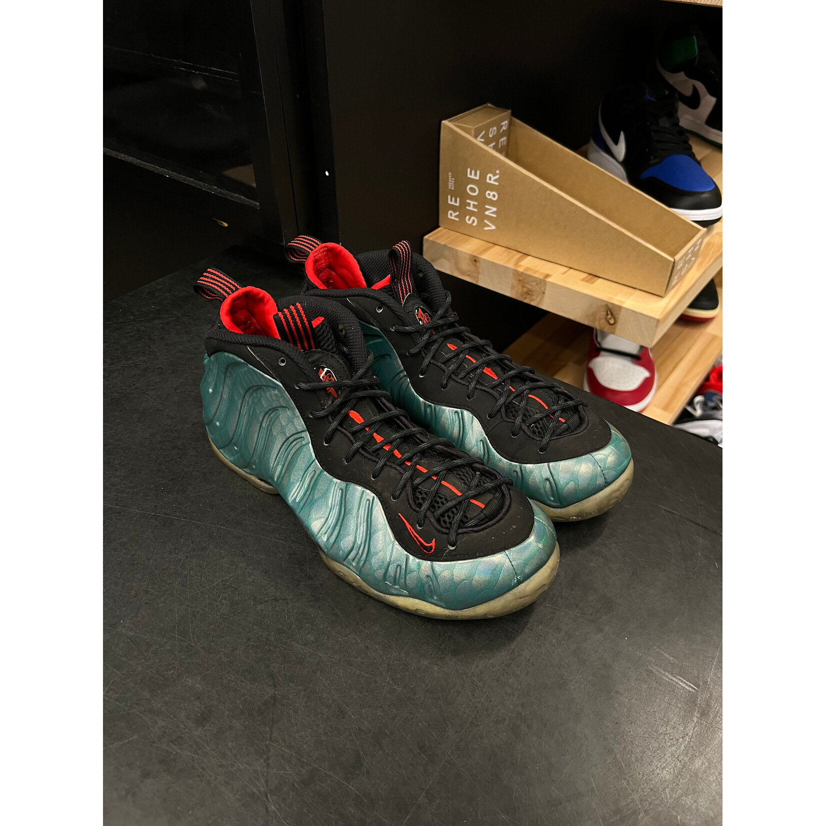 Nike Nike Air Foamposite One Gone Fishing Size 9.5, PREOWNED