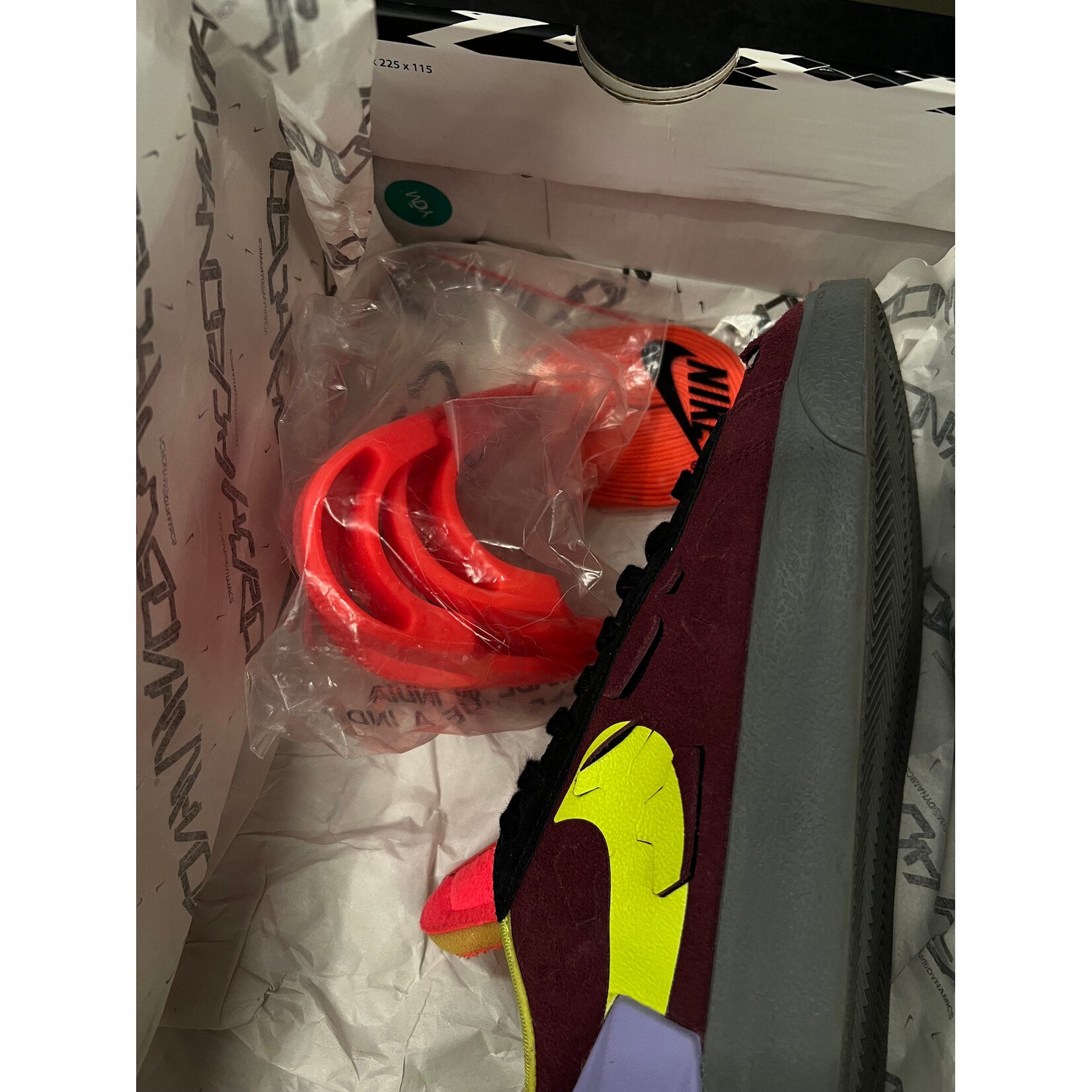 Nike Nike Blazer Low Acronym Night Maroon Size 8, PREOWNED