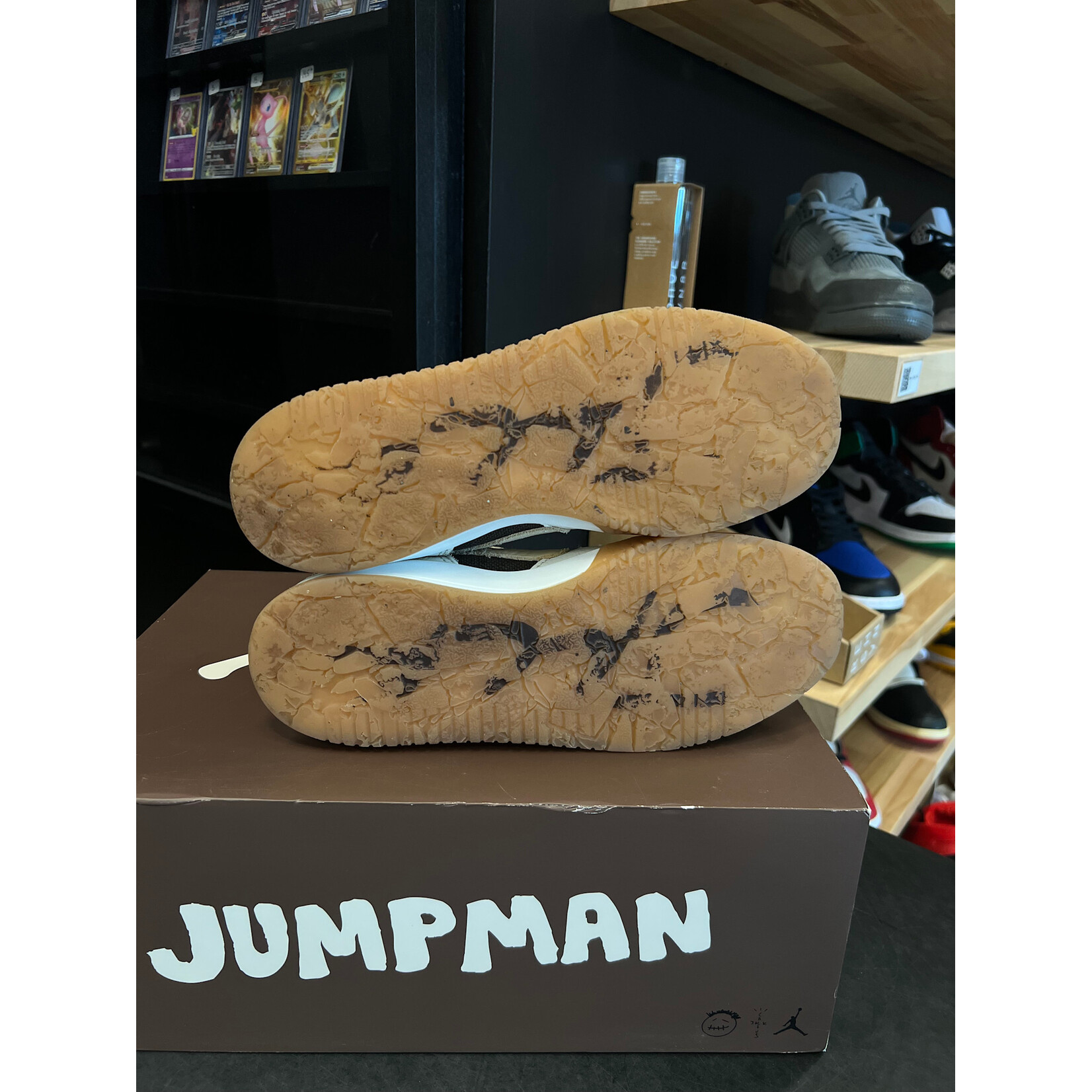 Jordan Jordan Jumpman Jack TR Travis Scott Sail Size 8, PREOWNED