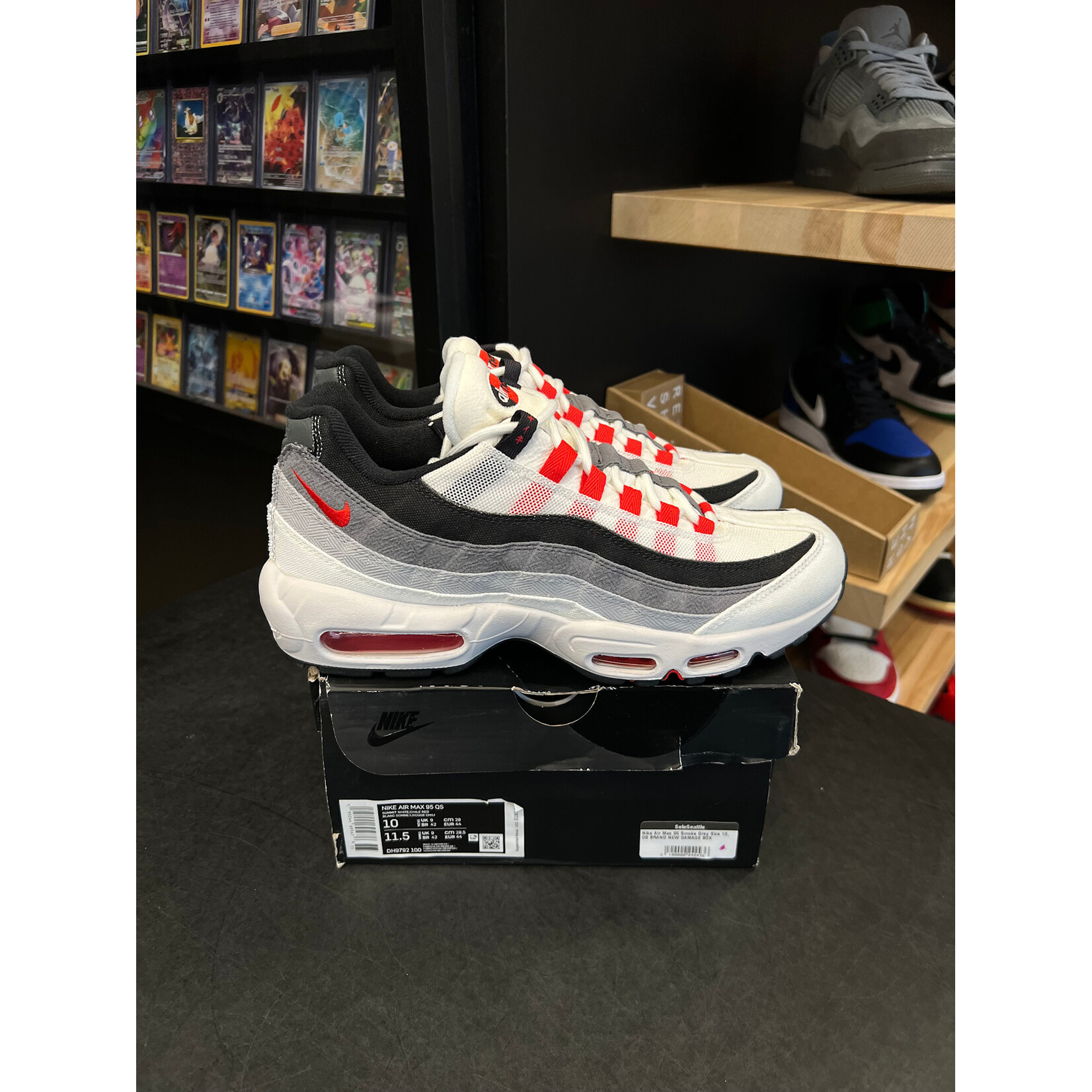 Nike Nike Air Max 95 Smoke Grey Size 10, DS BRAND NEW DAMAGE BOX