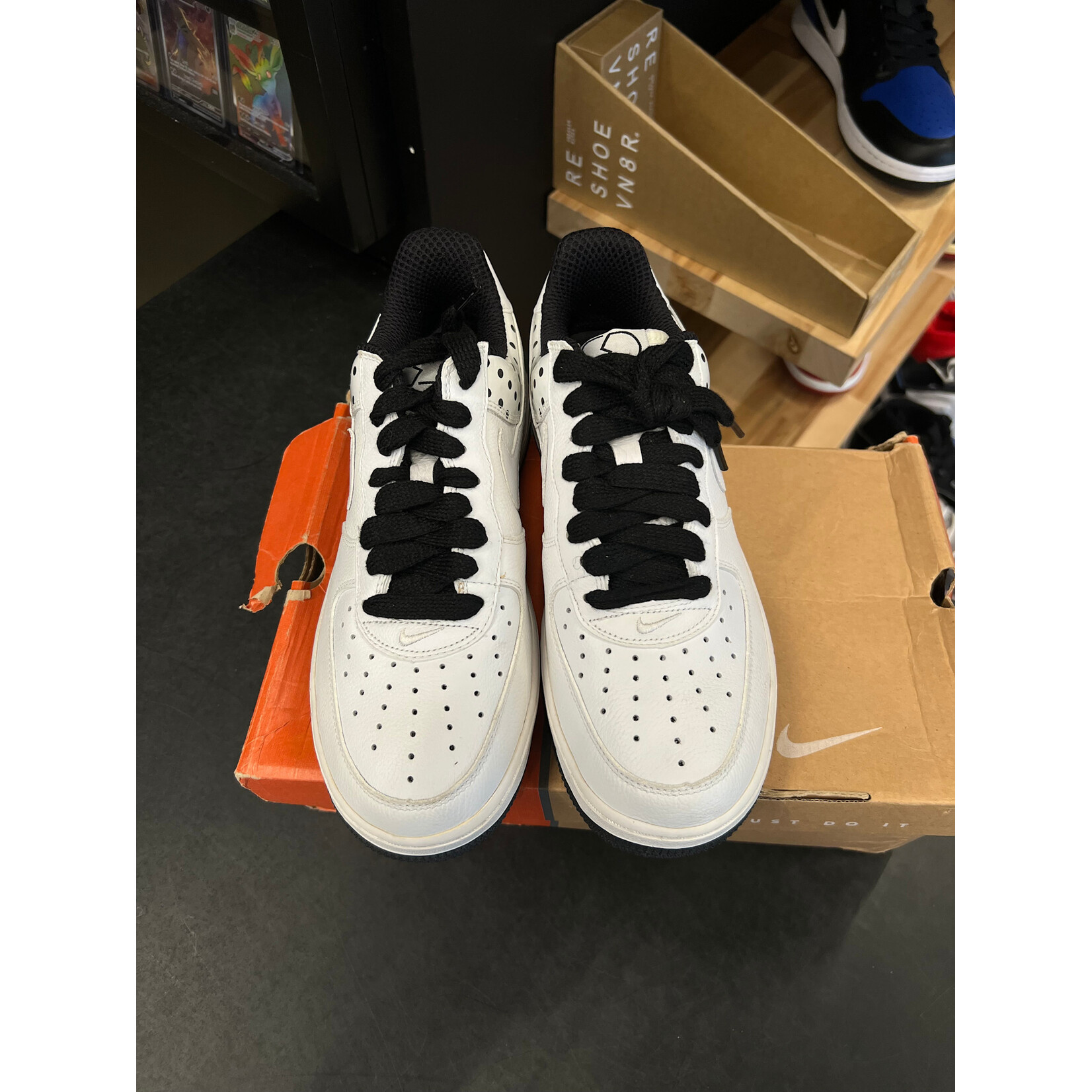 Nike Nike Air Force 1 Low Fragment Polka Dot Size 8, DS BRAND NEW DAMAGED BOX