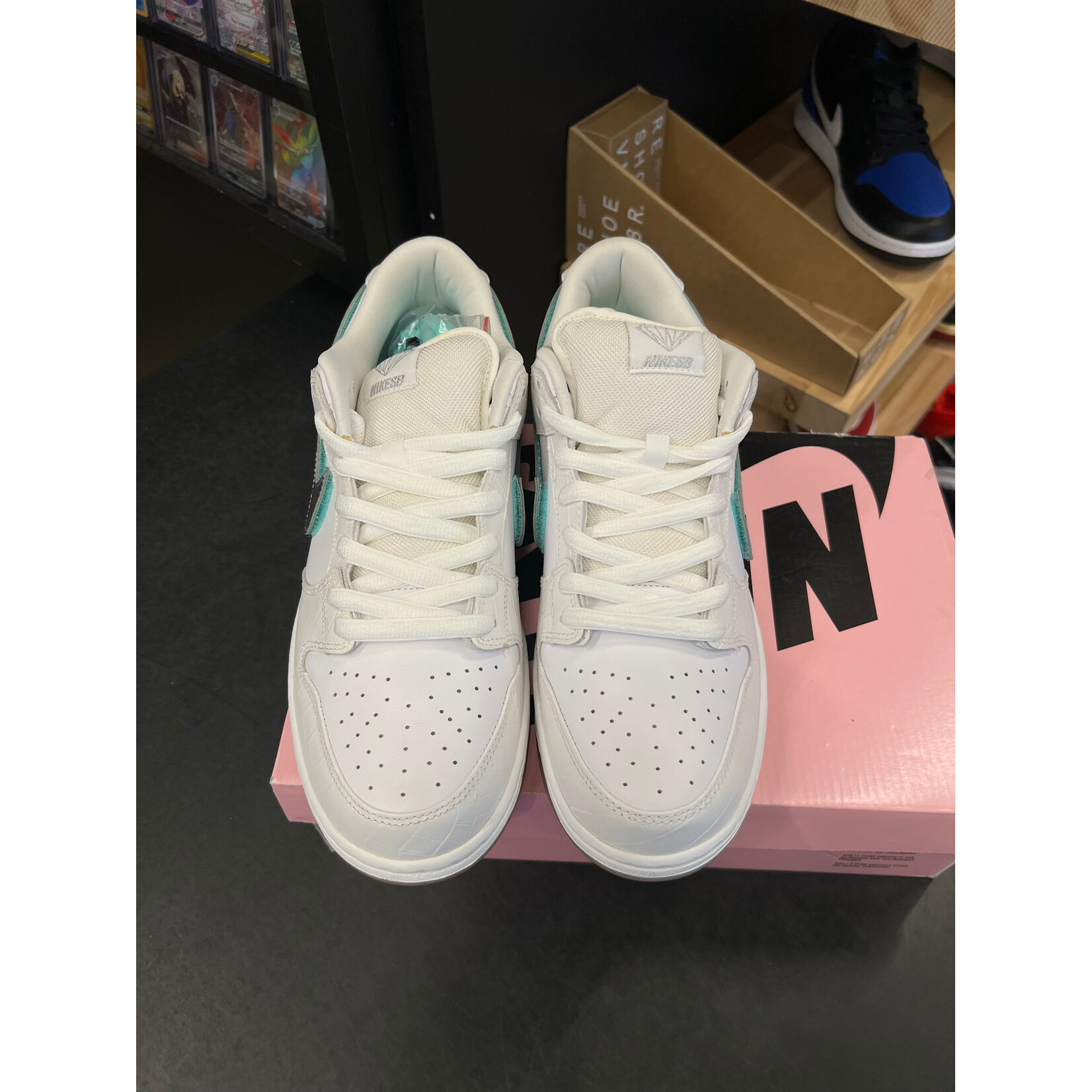 Nike Nike SB Dunk Low Diamond Supply Co. White Diamond Size 11.5, DS BRAND NEW