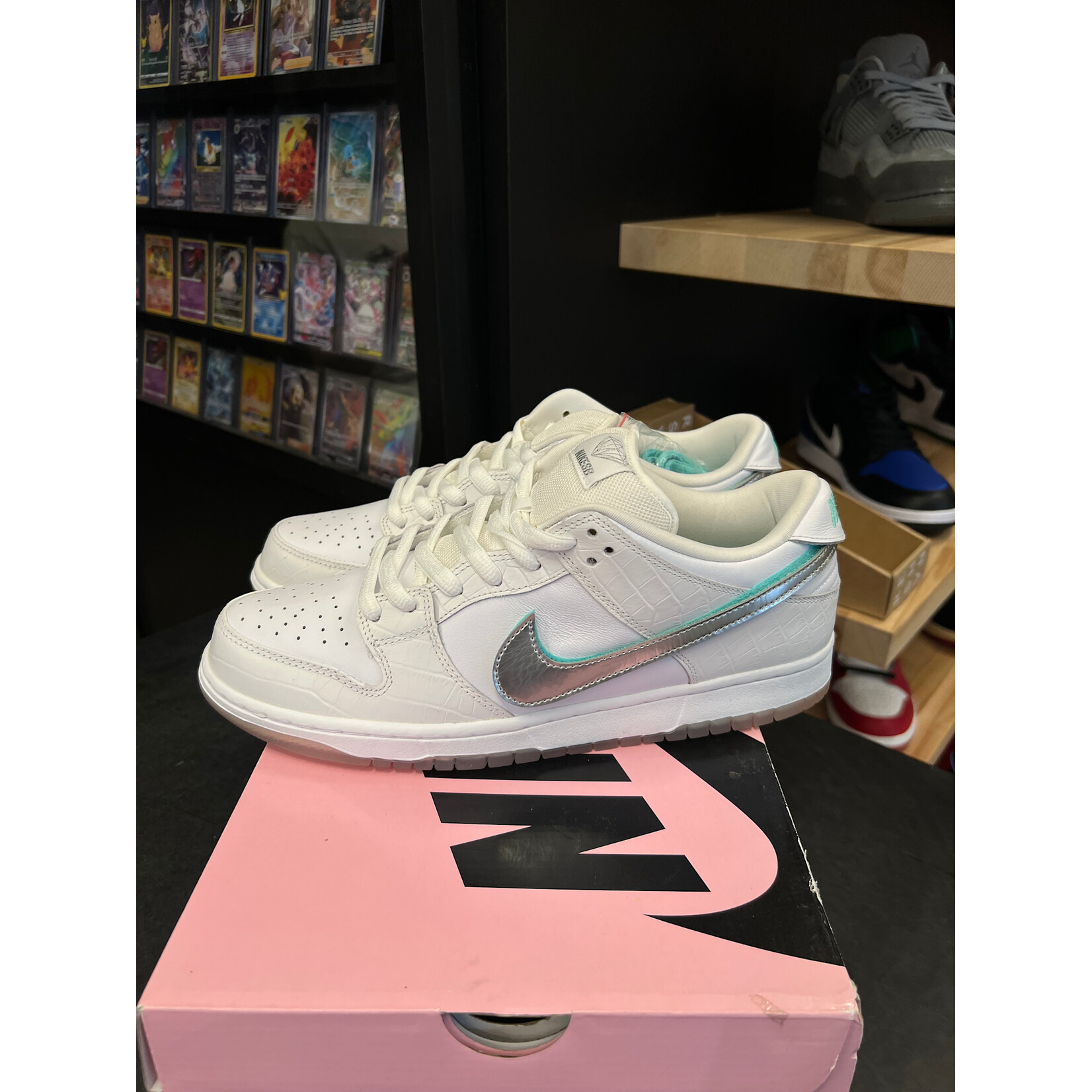 Nike Nike SB Dunk Low Diamond Supply Co. White Diamond Size 11.5, DS BRAND NEW