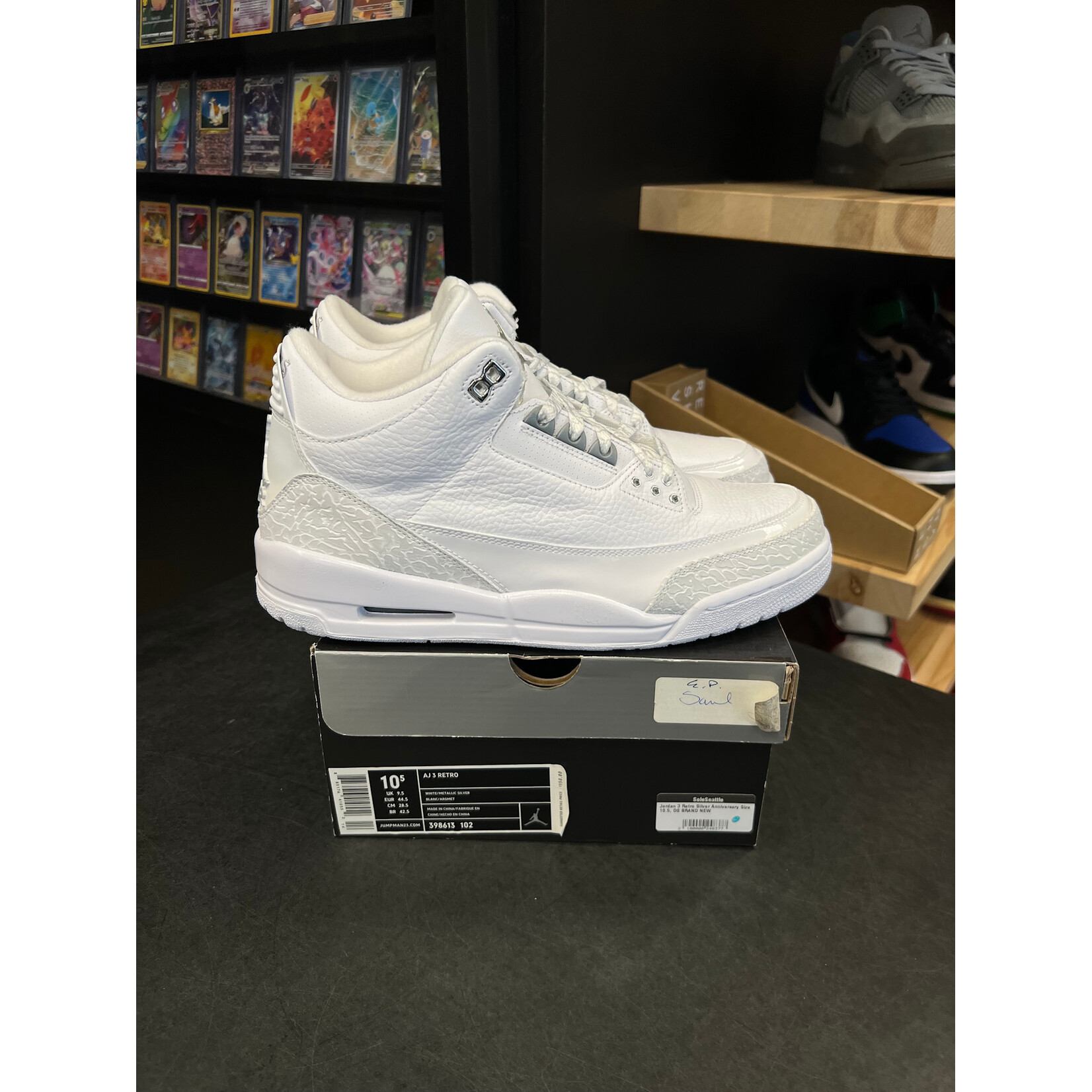 Jordan Jordan 3 Retro Silver Anniversary Size 10.5, DS BRAND NEW*