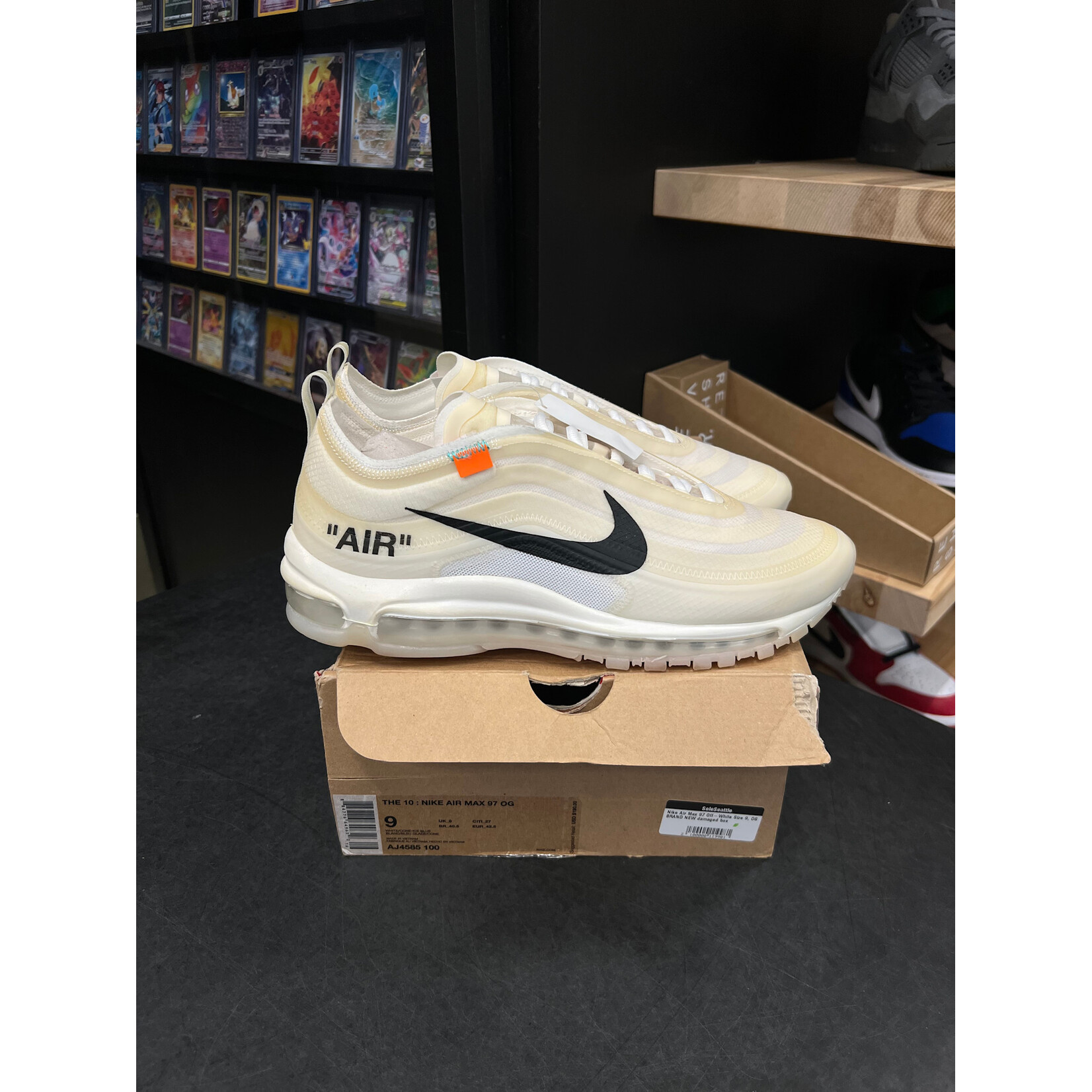 Nike Nike Air Max 97 Off-White Size 9, DS BRAND NEW DAMAGED BOX