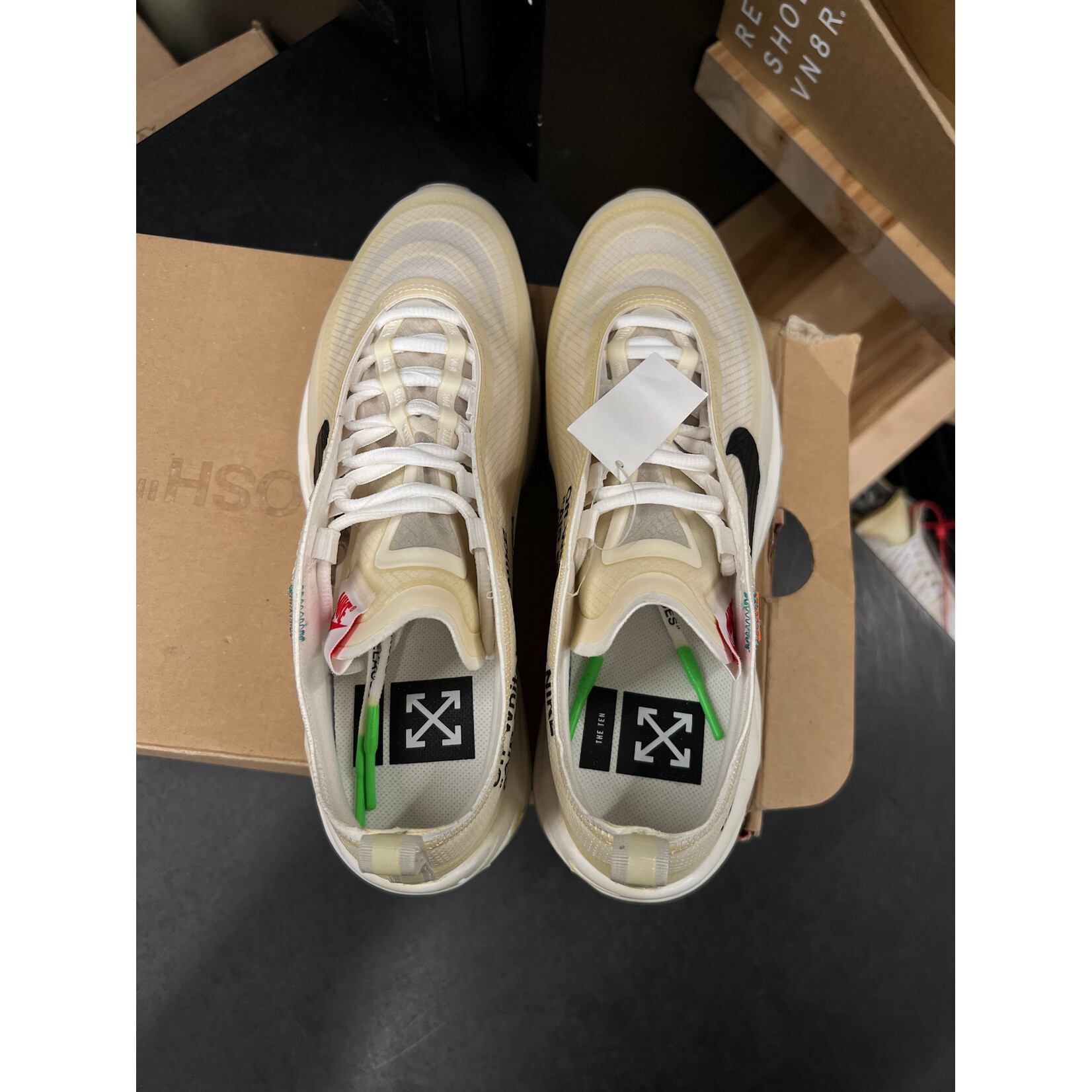 Nike Nike Air Max 97 Off-White Size 9, DS BRAND NEW DAMAGED BOX