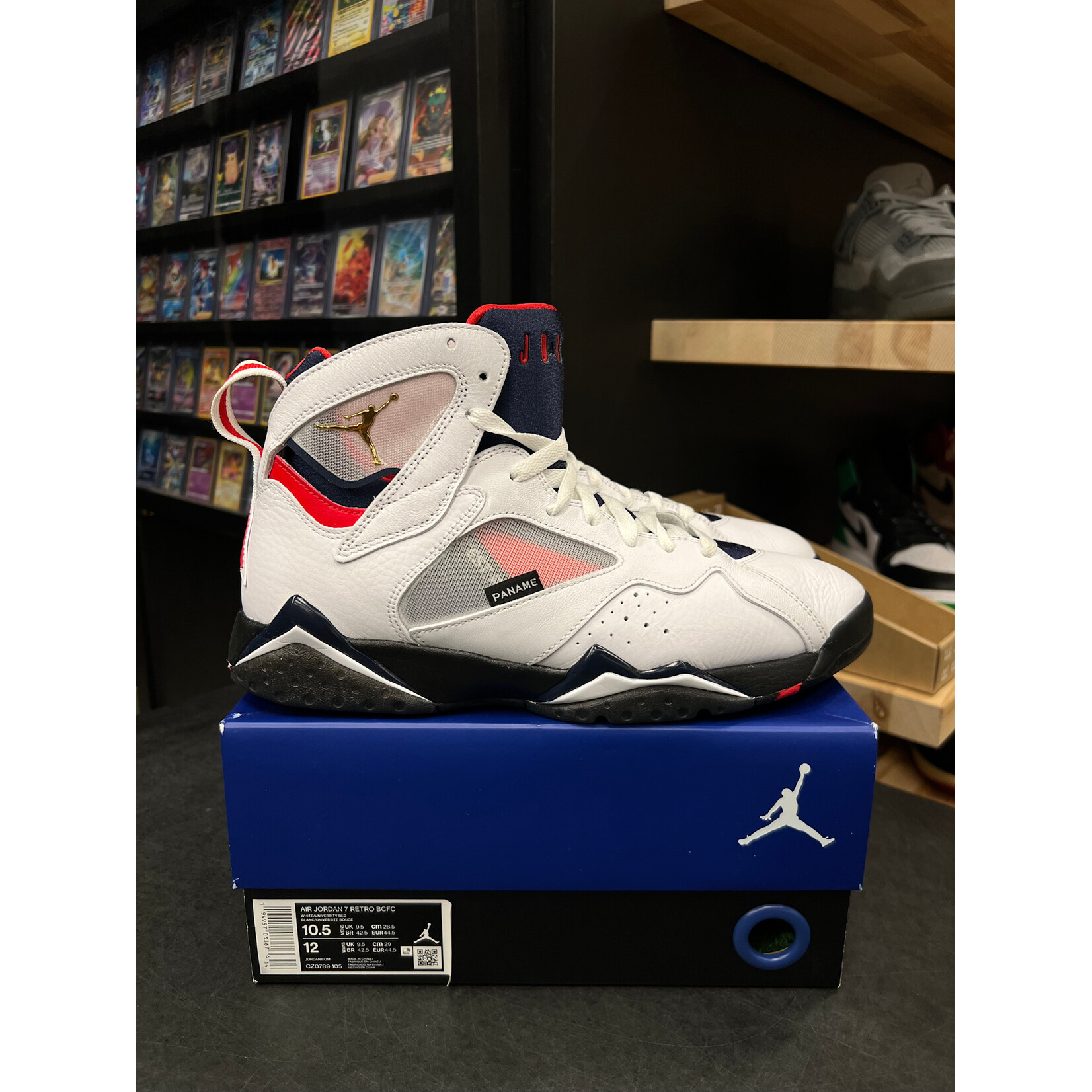 Jordan Jordan 7 Retro BCFC Paris Saint-Germain PSG (2021) Size 10.5, PREOWNED