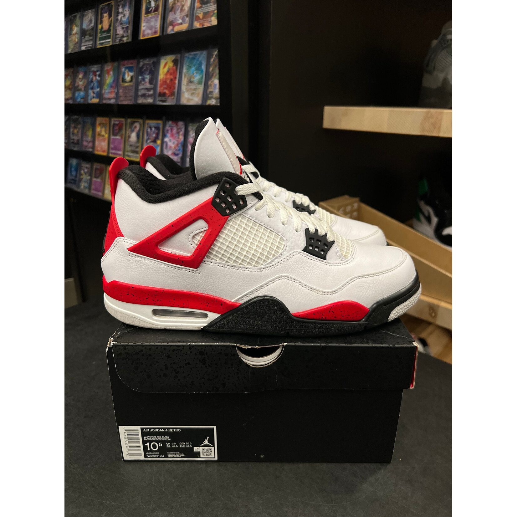 Jordan Jordan 4 Retro Red Cement Size 10.5, PREOWNED
