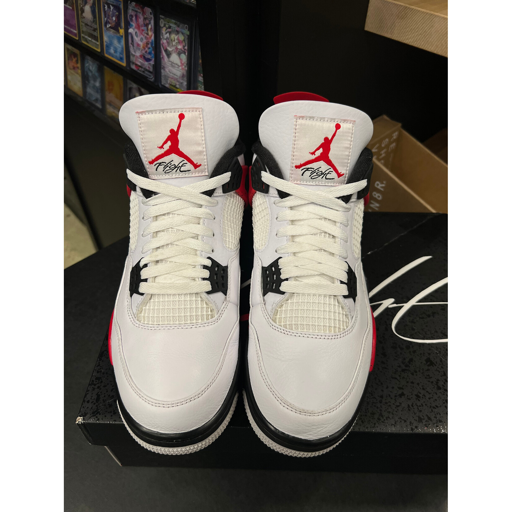 Jordan Jordan 4 Retro Red Cement Size 10.5, PREOWNED