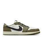 Jordan Jordan 1 Retro Low Medium Olive Summit White Sail Black Size 10.5, DS BRAND NEW
