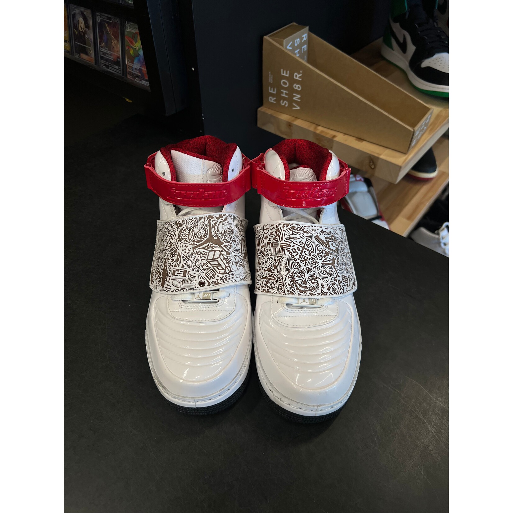 Jordan Jordan AJF 20 White Black Red Size 10.5, PREOWNED