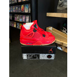 Jordan Jordan 4 Retro Fire Red Singles Day (2018) (Women's) Size 6W, PREOWNED PADS TOE BOX CREASED
