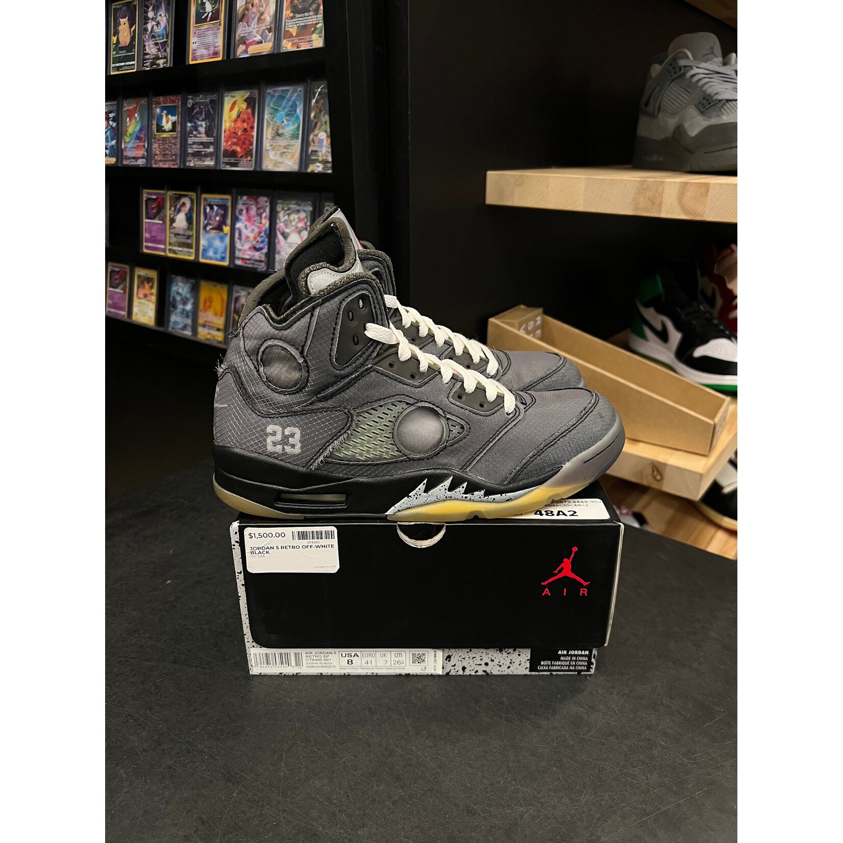 Jordan Jordan 5 Retro Off-White Muslin Size 8, PREOWNED