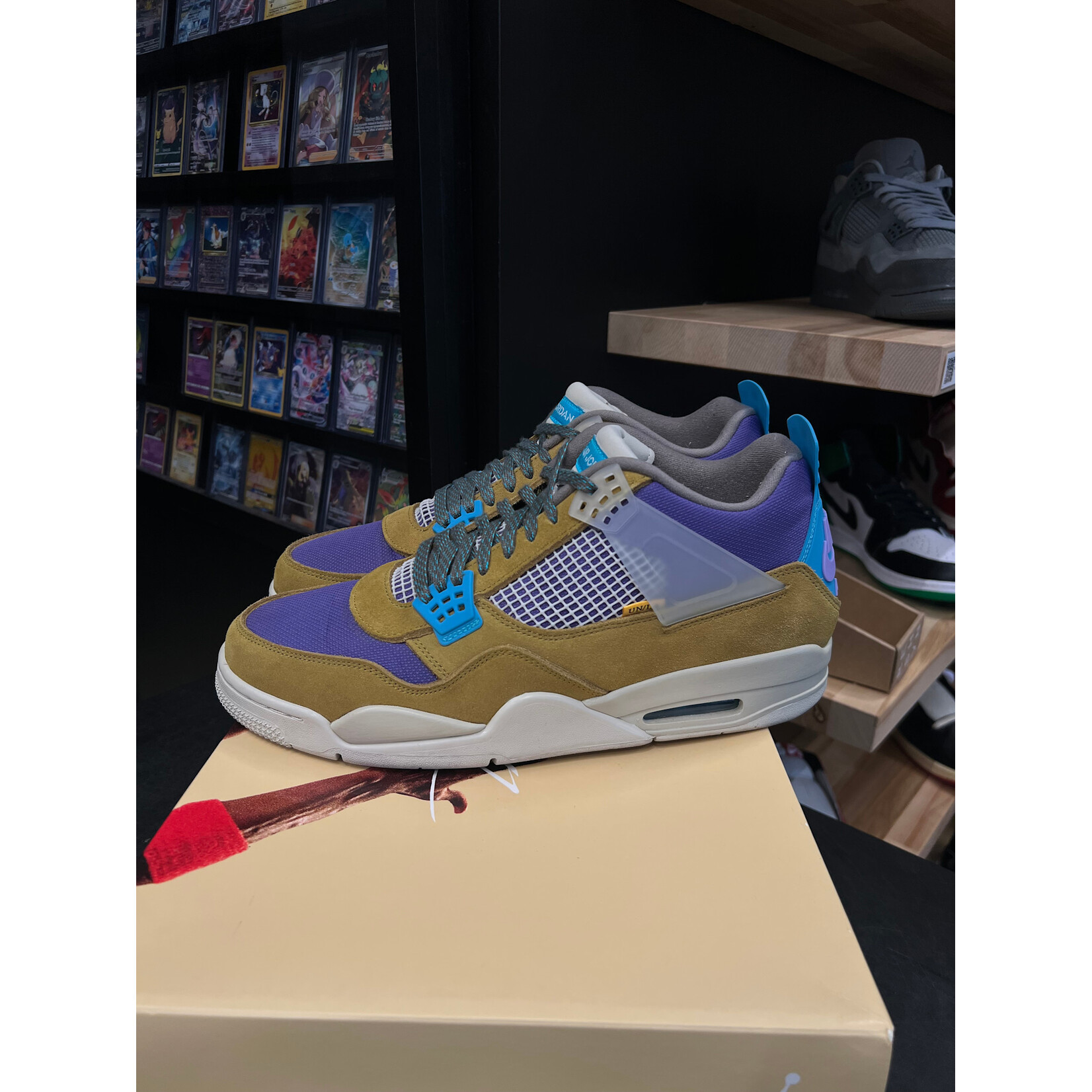 Jordan Jordan 4 Retro SP 30th Anniversary Union Desert Moss Size 14, PREOWNED