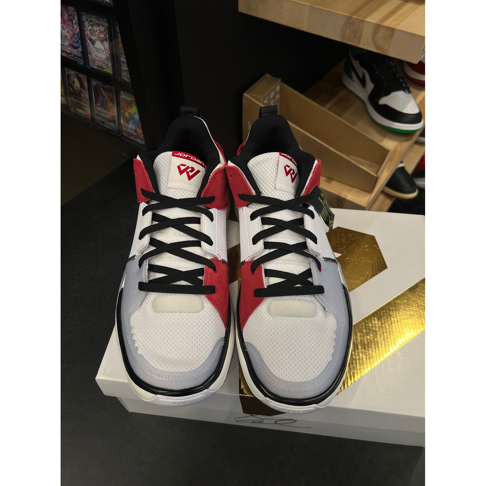 Jordan Jordan One Take 5 White Black Gym Red Size 13, PREOWNED PADS