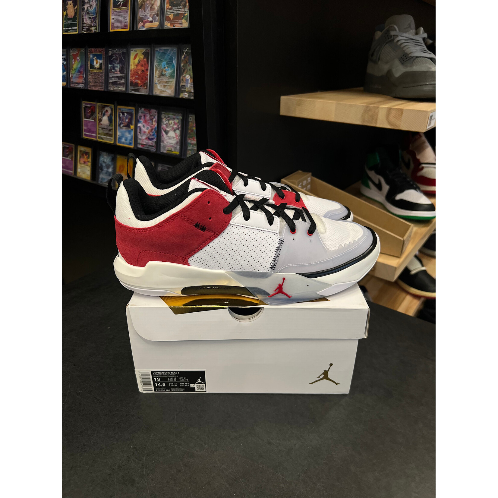 Jordan Jordan One Take 5 White Black Gym Red Size 13, PREOWNED PADS