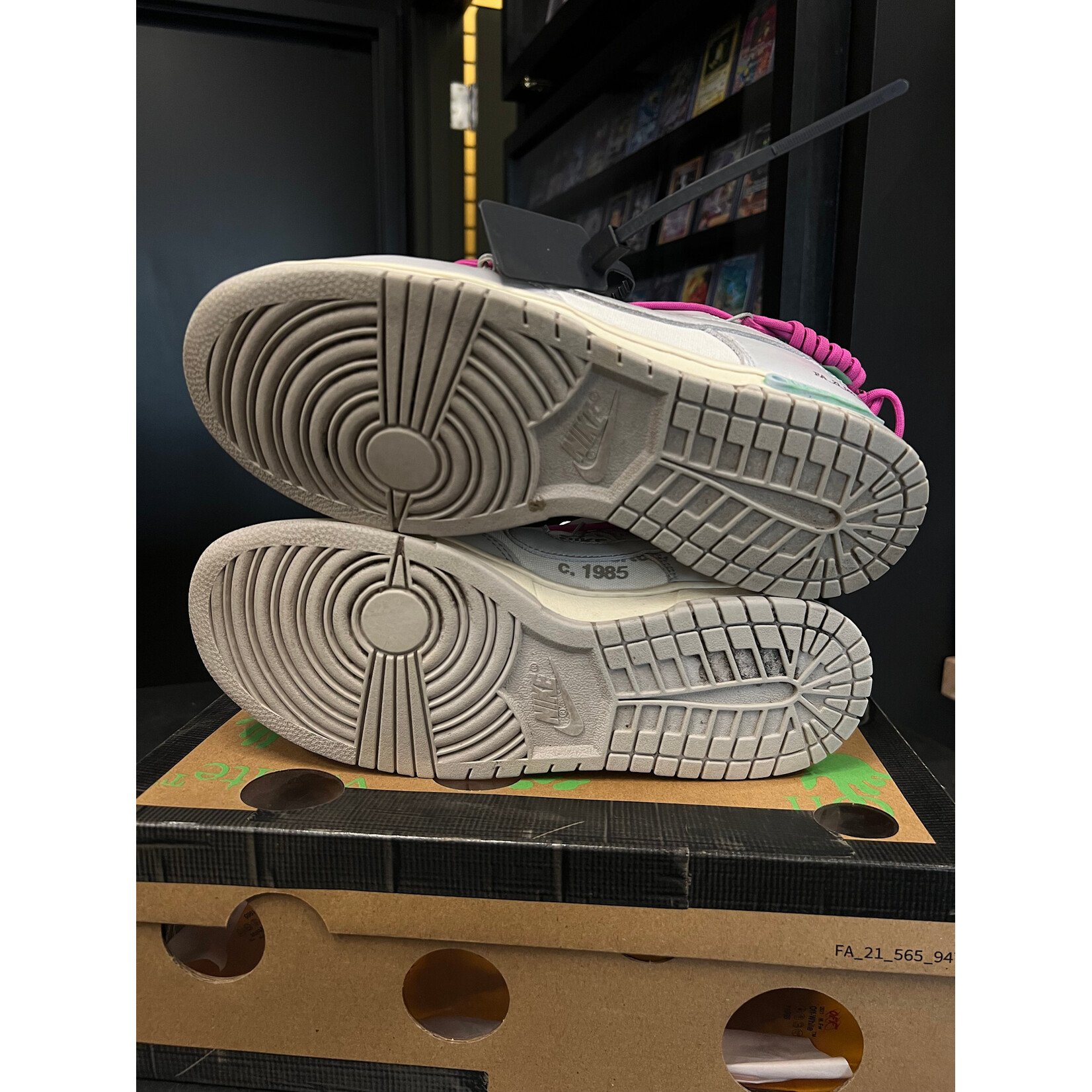 Nike Nike Dunk Low Off-White Lot 30 Size 8.5, PREOWNED