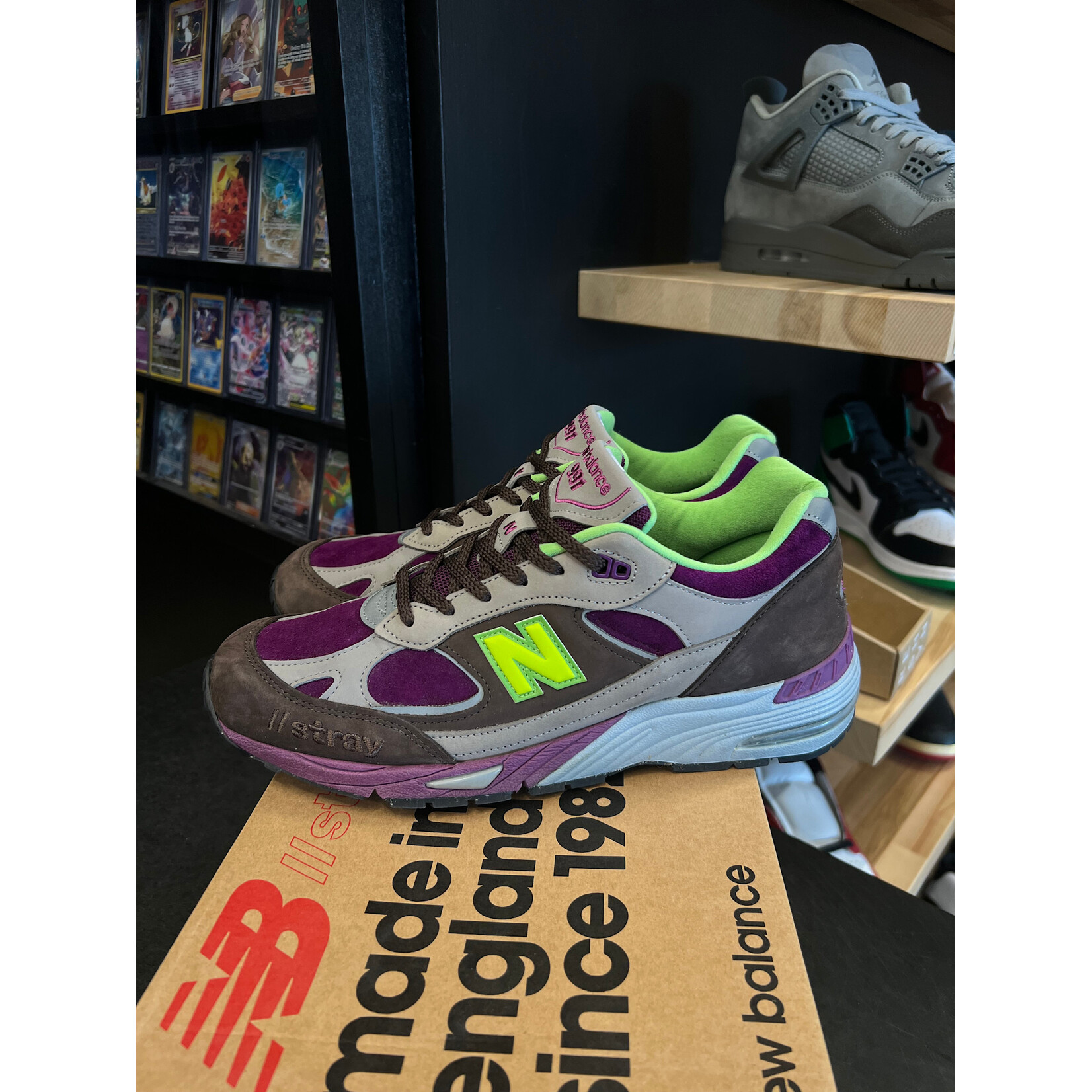New New Balance 991 Stray Rats Brown Size 10, PREOWNED