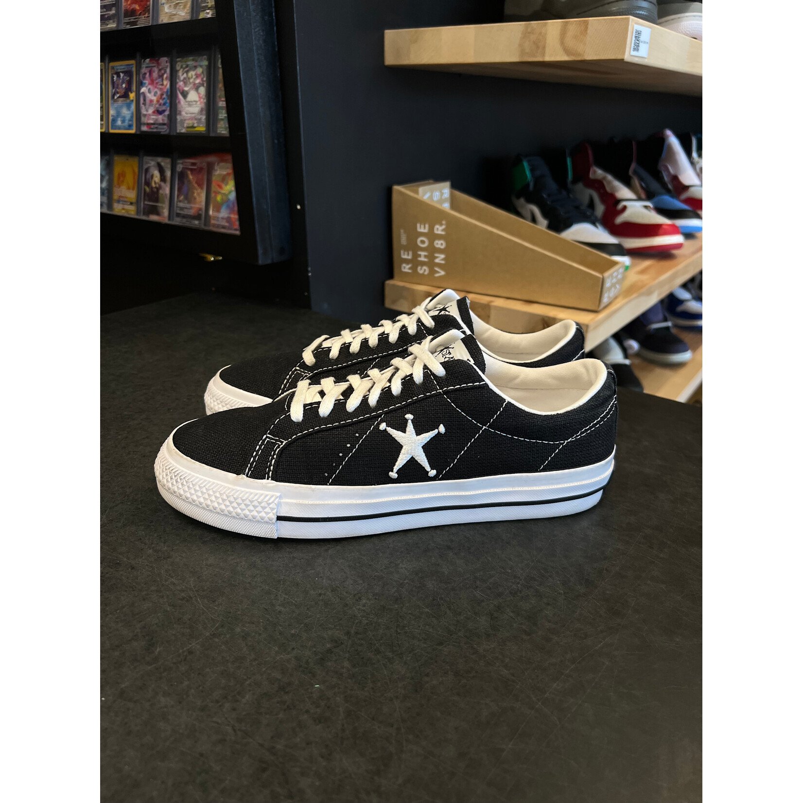 Converse Converse Chuck One Star Ox Stussy Black Size 8, PREOWNED