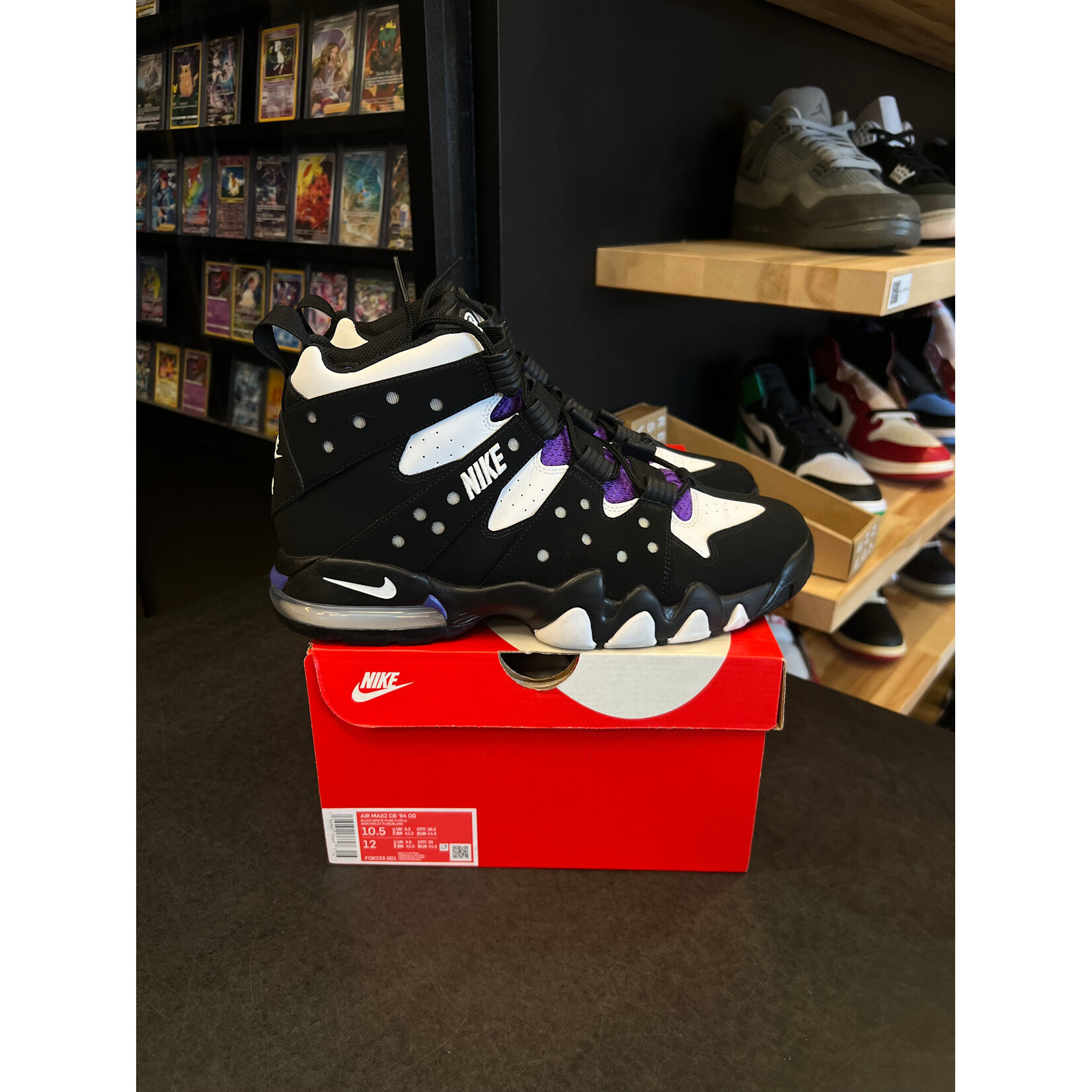 Nike Nike Air Max 2 CB '94 OG Black White Purple (2023) Size 10.5, PREOWNED