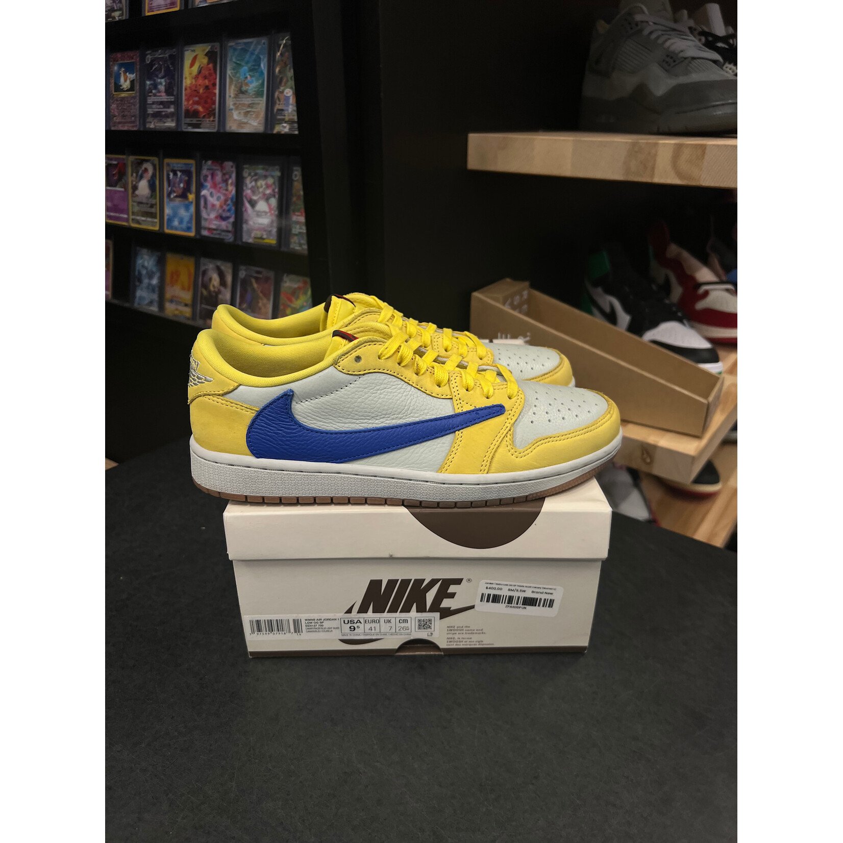 Jordan Jordan 1 Retro Low OG SP Travis Scott Canary (Women's) Size 9.5W, PREOWNED