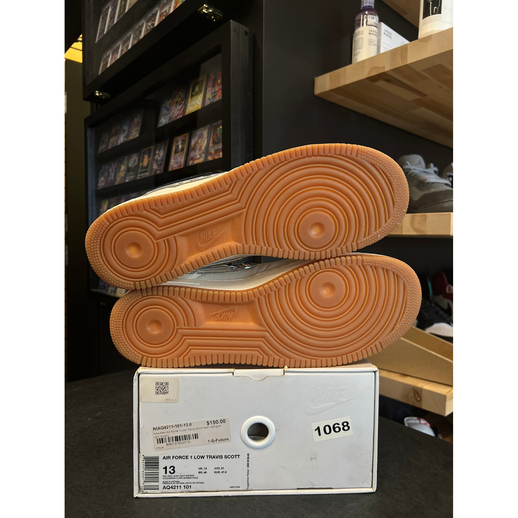 Nike Nike Air Force 1 Low Travis Scott Sail Size 13, DS BRAND NEW