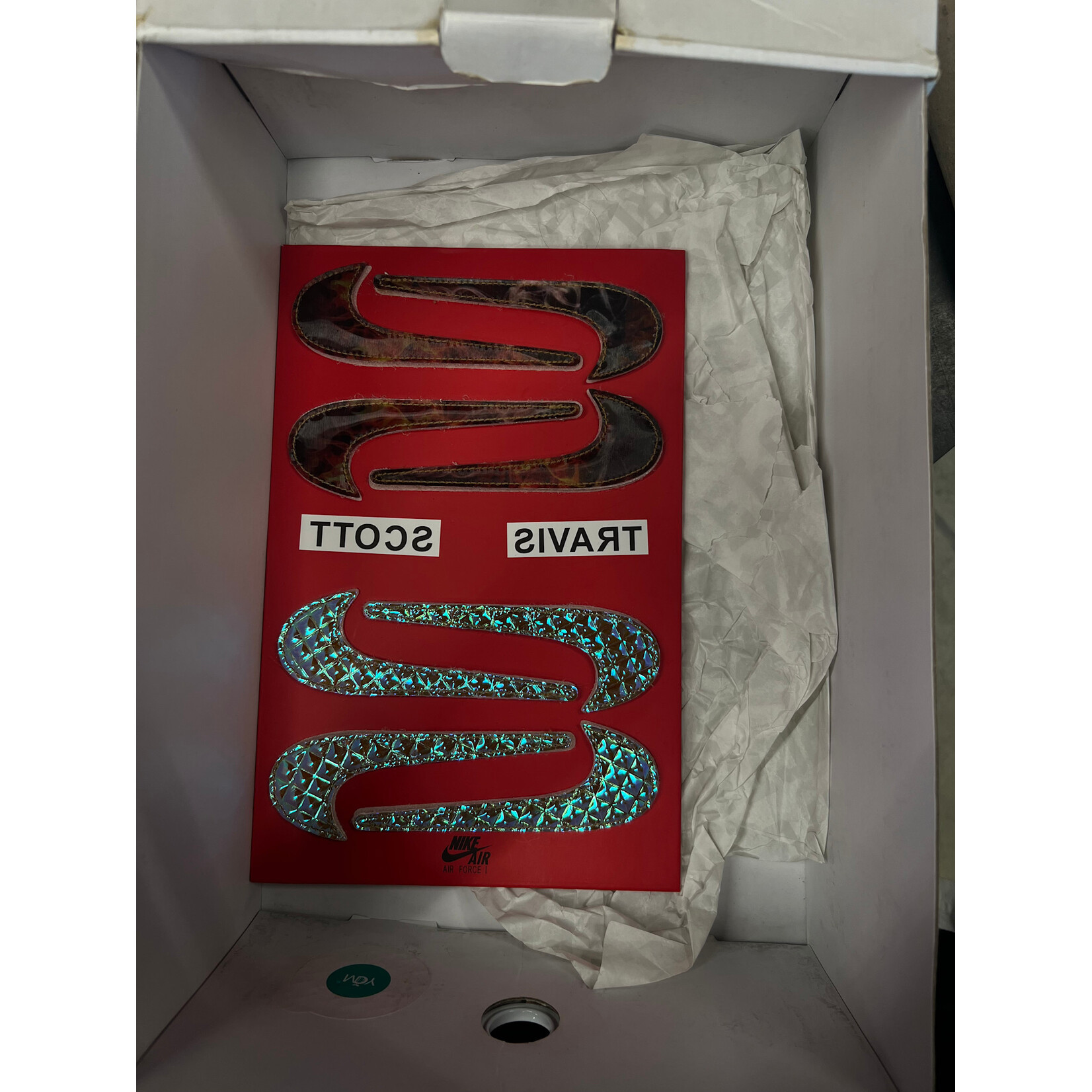 Nike Nike Air Force 1 Low Travis Scott Sail Size 13, DS BRAND NEW