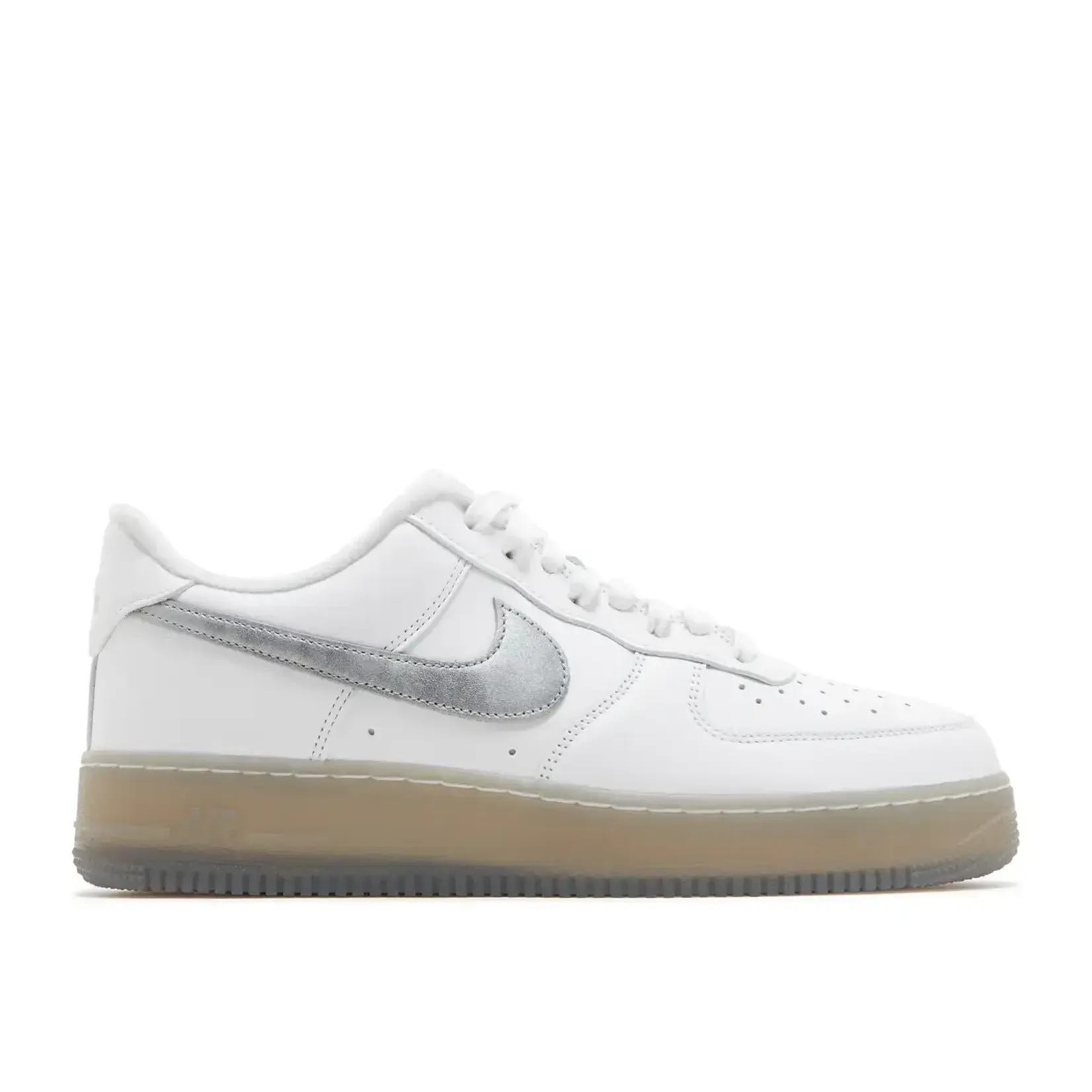 Nike Nike Air Force 1 Low '07 PRM White Metallic Silver Size 11, DS BRAND NEW*