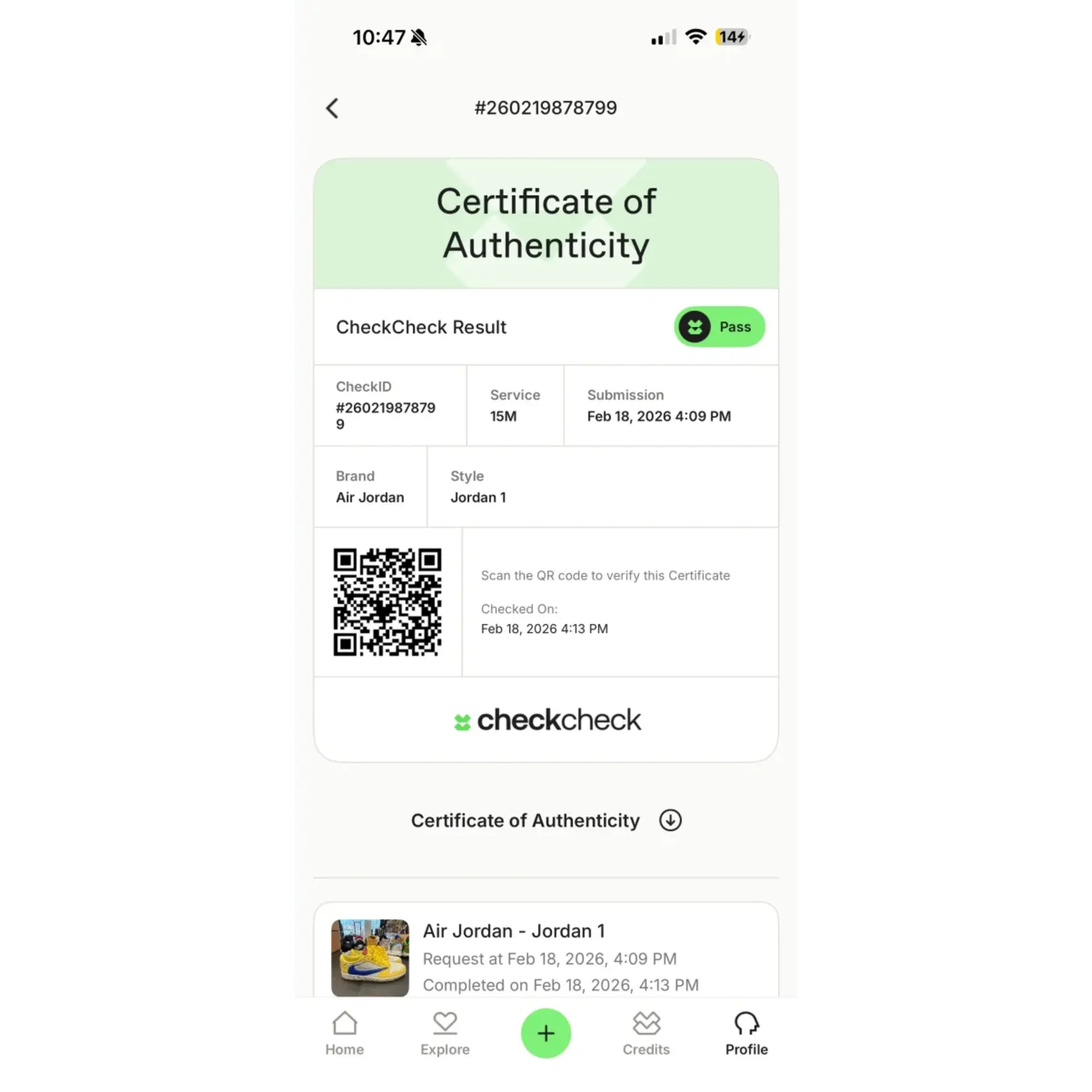 Jordan Jordan 1 Retro Low OG SP Travis Scott Canary (Women's) Size 9.5W, PREOWNED