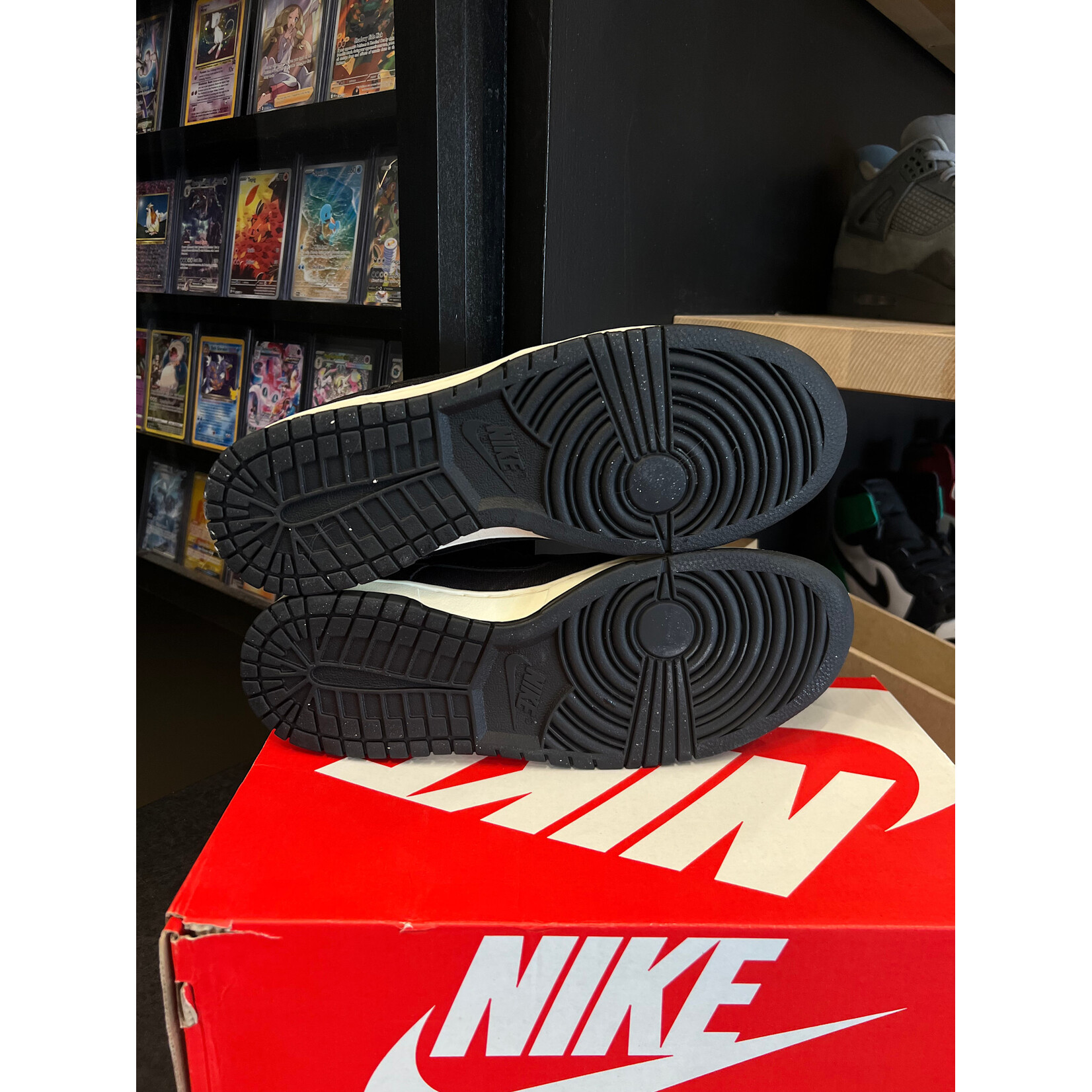 Nike Nike Dunk Low Black Canvas Size 9, PREOWNED