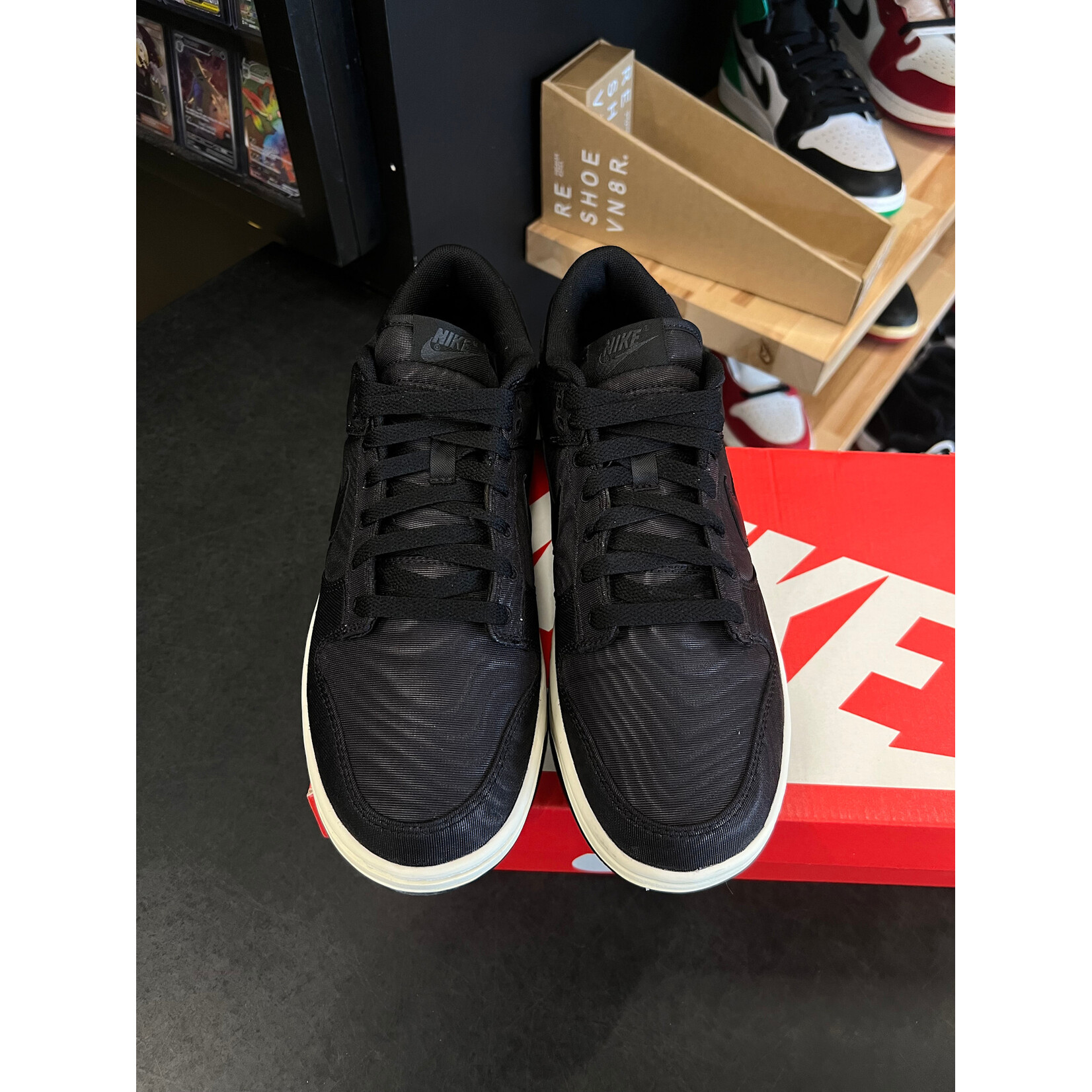 Nike Nike Dunk Low Black Canvas Size 9, PREOWNED